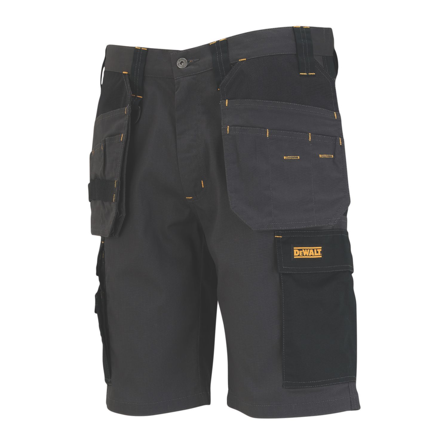 DEWALT Valdez Work Shorts Grey/Black 30" W (564JN)