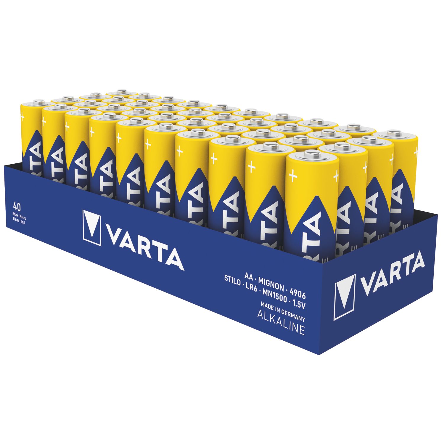 Varta Longlife Power AA 1.5V Alkaline Batteries 40 Pack (565PH)