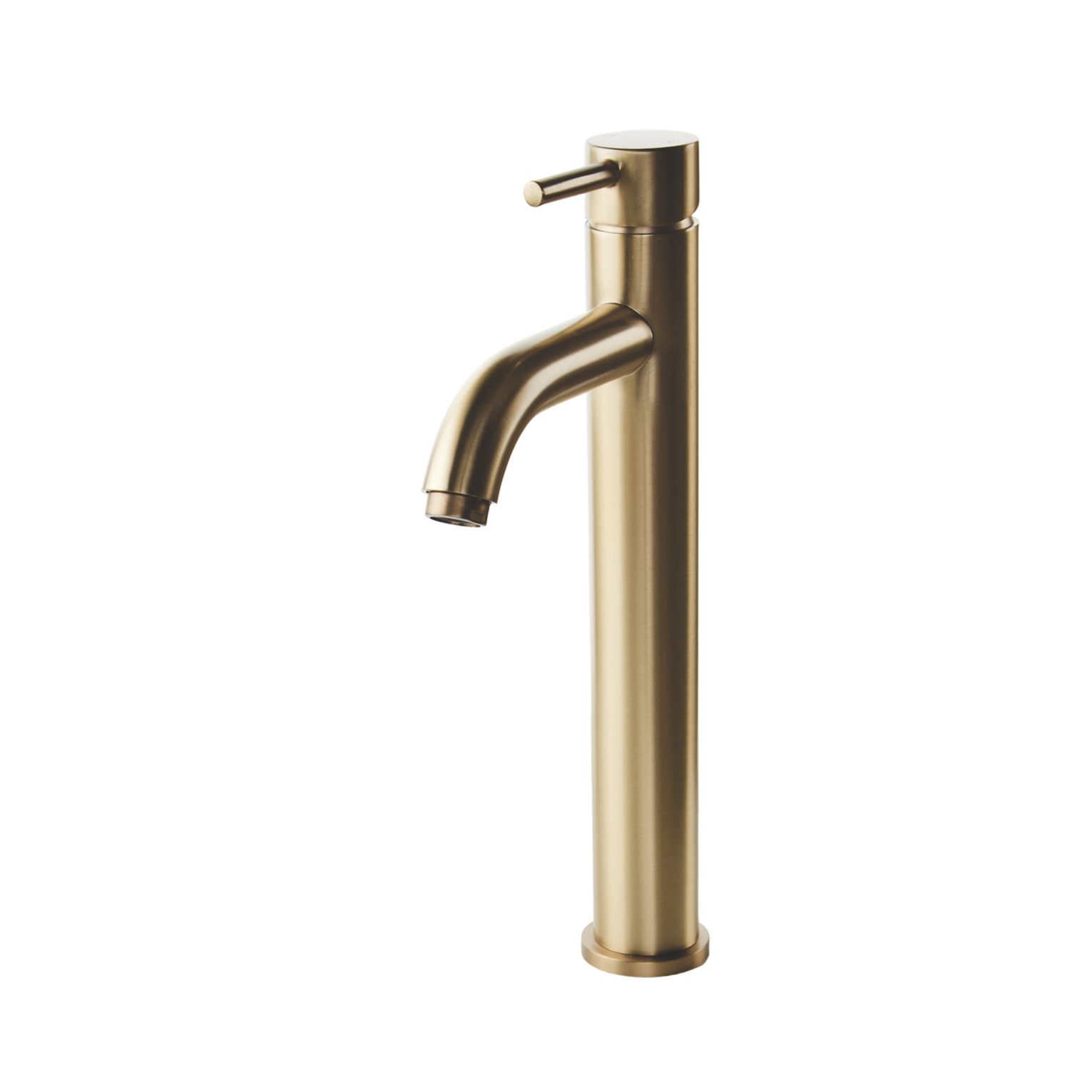 ETAL Bounce Brushed Brass 288mm Standard Lever Mono Basin Mixer Tap (569YU)