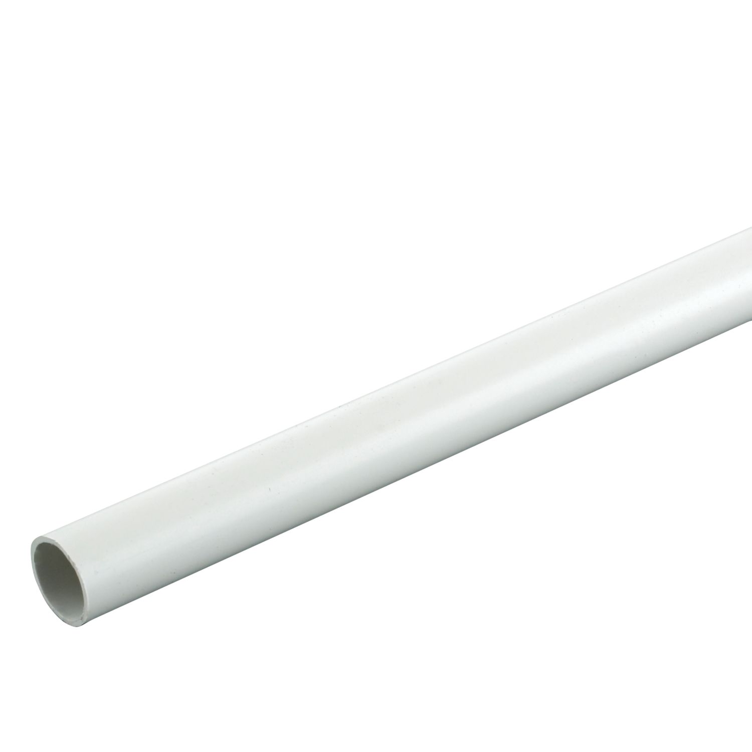 Tower Round uPVC White Conduit 20mm x 2m (57073)