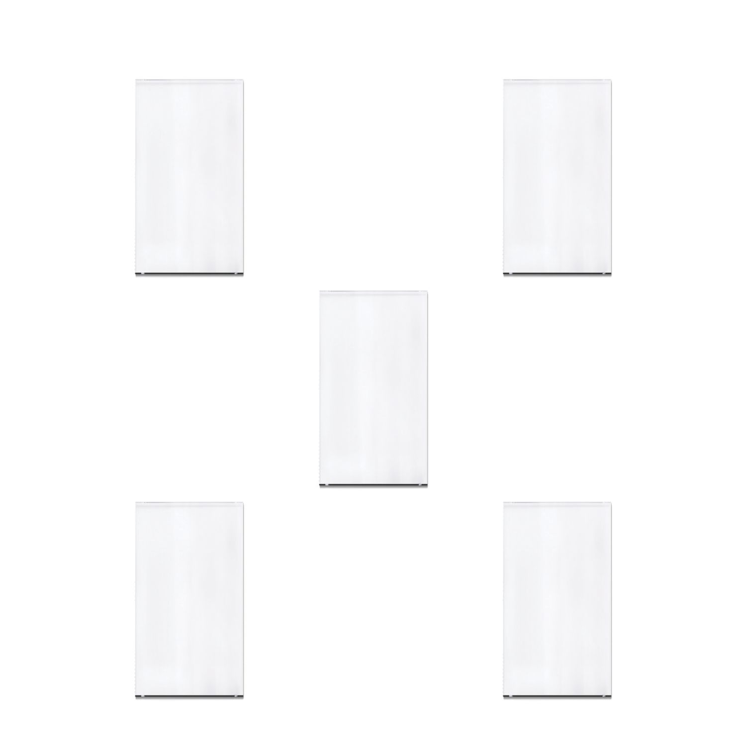 Gys Welding Helmet Internal Replacement Lenses 55mm x 104mm 5 Pack (571CV)