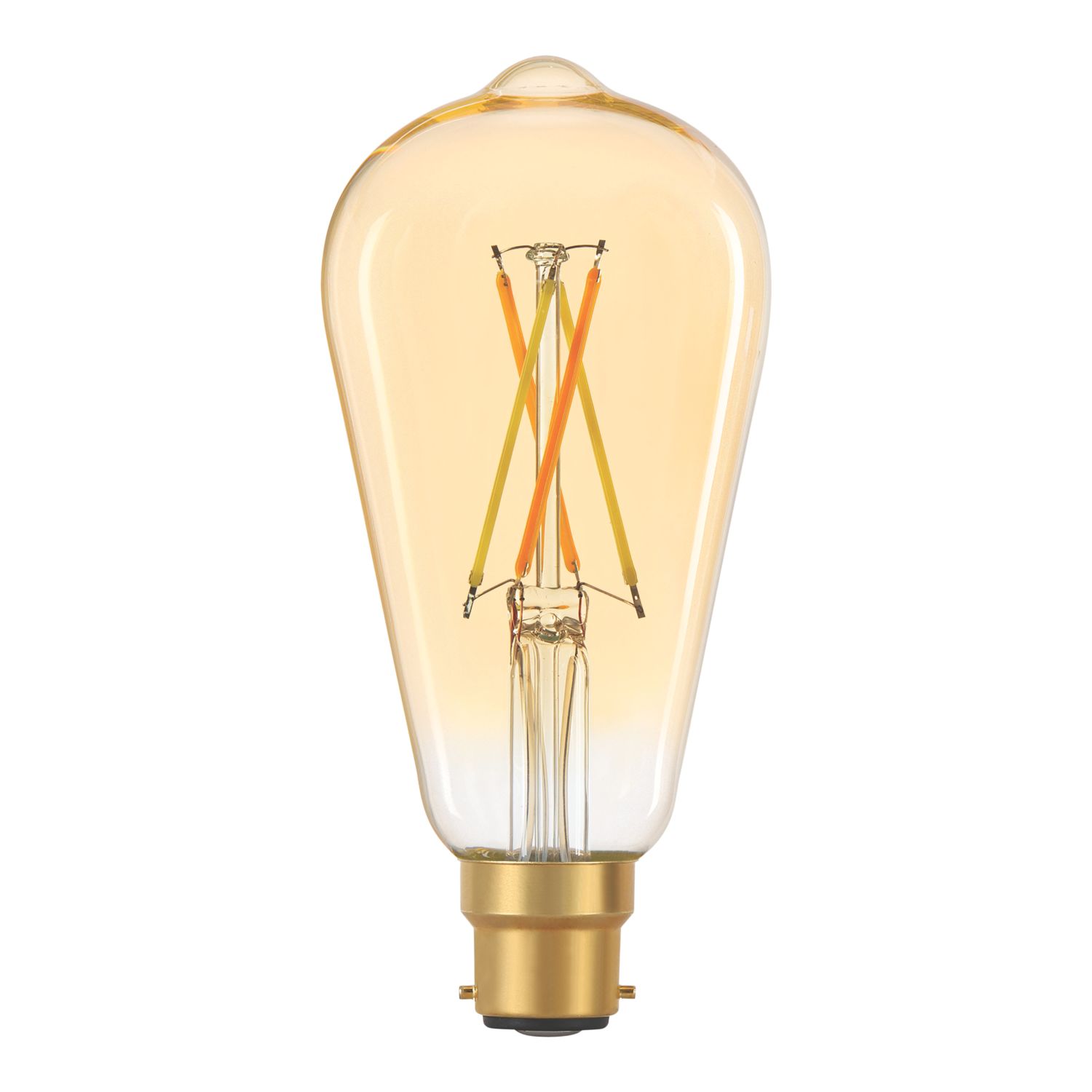 LAP Myko B22 ST64 LED Virtual Filament Smart Light Bulb 7.3W 806lm (571FM)