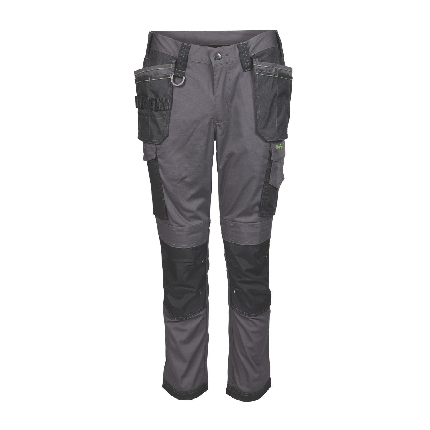 Apache Sudbury Work Trousers Grey/Black 40" W 29" L (571VK)