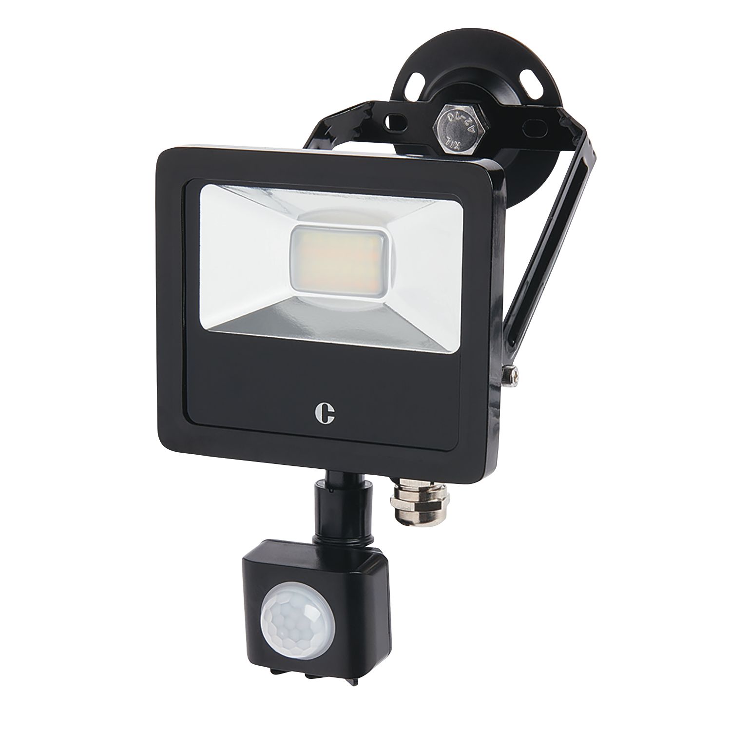 Collingwood Outdoor LED Colour-Switch Floodlight With PIR Sensor Black 10W Up to 1300lm (572KJ)