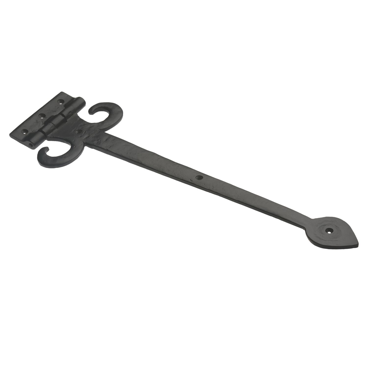 Hardware Solutions Antique Black Hinges 450mm x 160mm 2 Pack (572KK)
