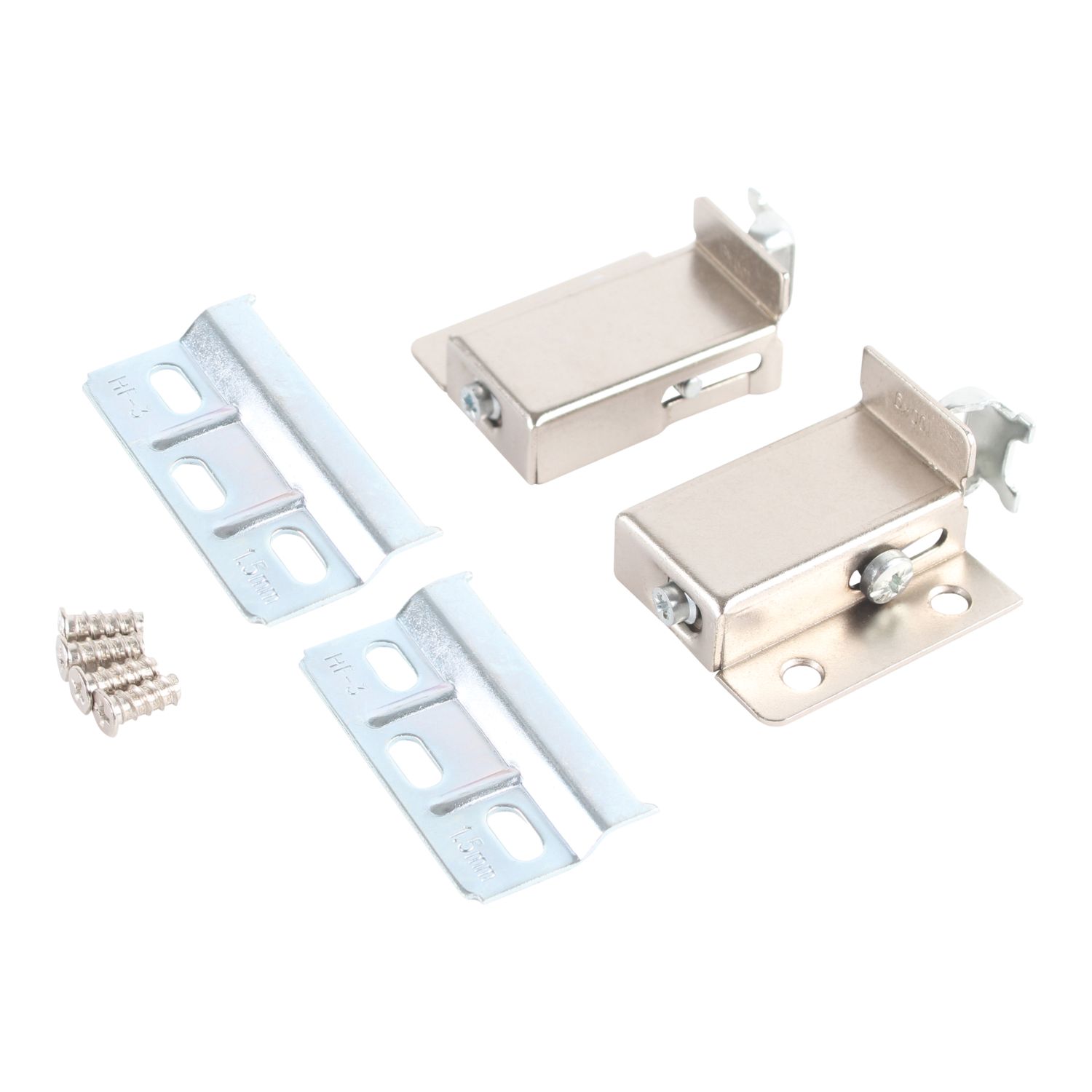 Essentials Cabinet Suspension Brackets Silver 54mm x 15mm x 47mm 2 Pack (573TA)