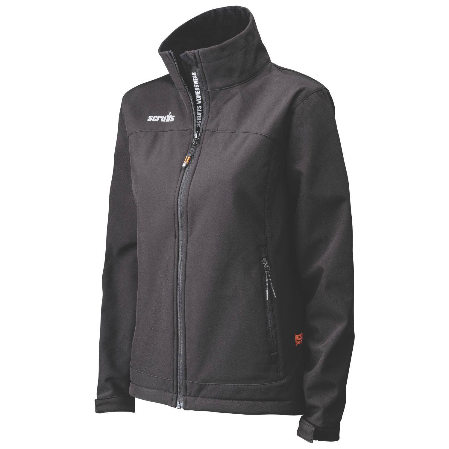 Scruffs Trade Womens Softshell Jacket Black Size 14 (573VG)