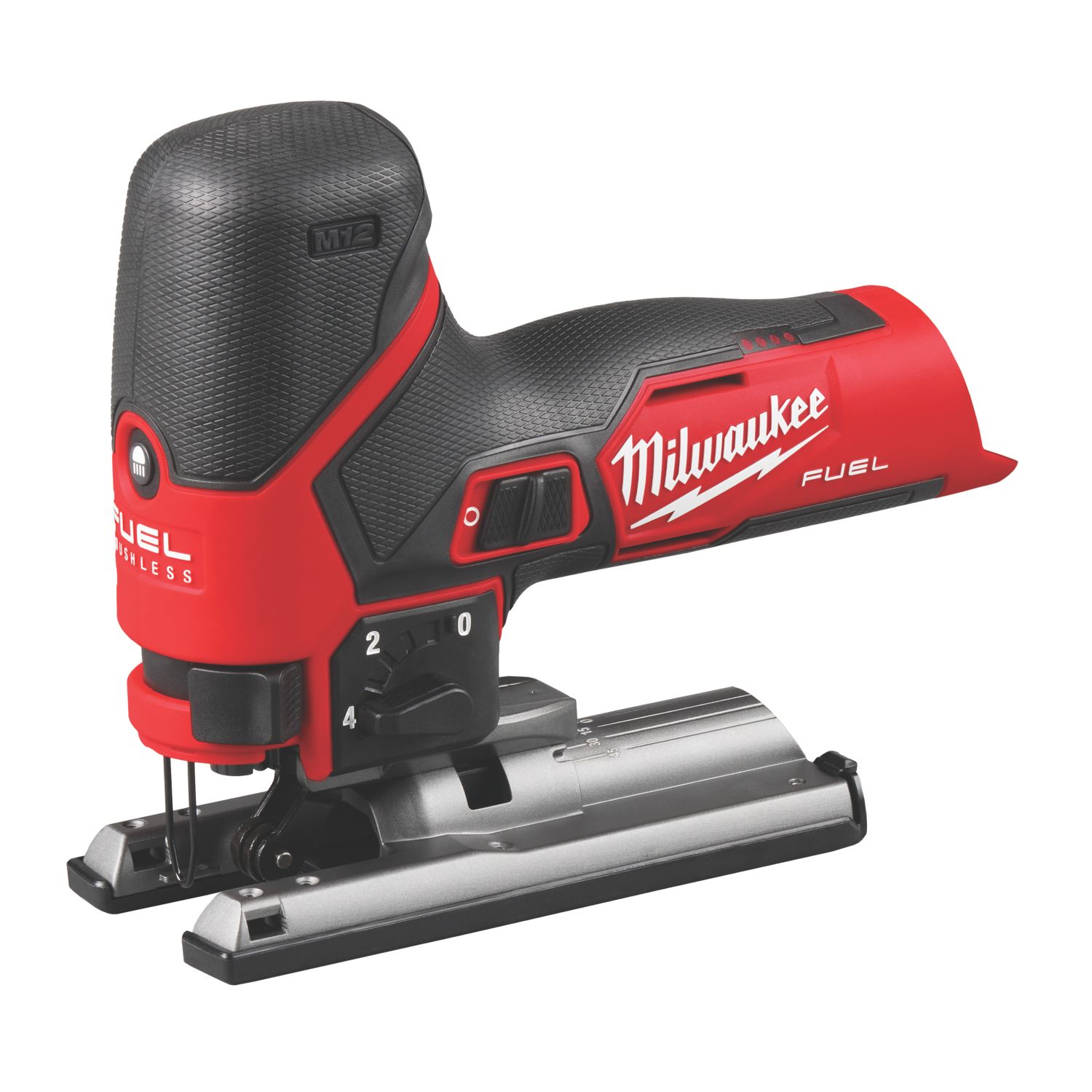 Milwaukee M12FJS-0 FUEL 12V Li-Ion RedLithium Brushless Cordless Jigsaw - Bare (574EN)