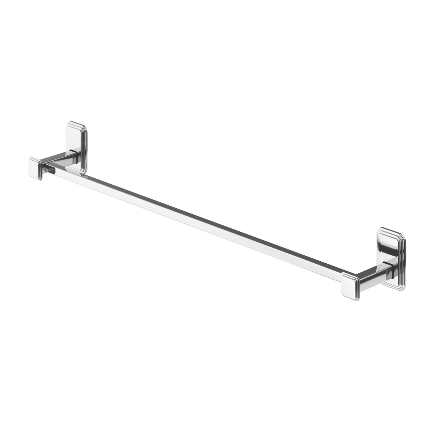 Swirl Swindale Bathroom Towel Rail Chrome 647mm x 83mm x 72mm (574YT)