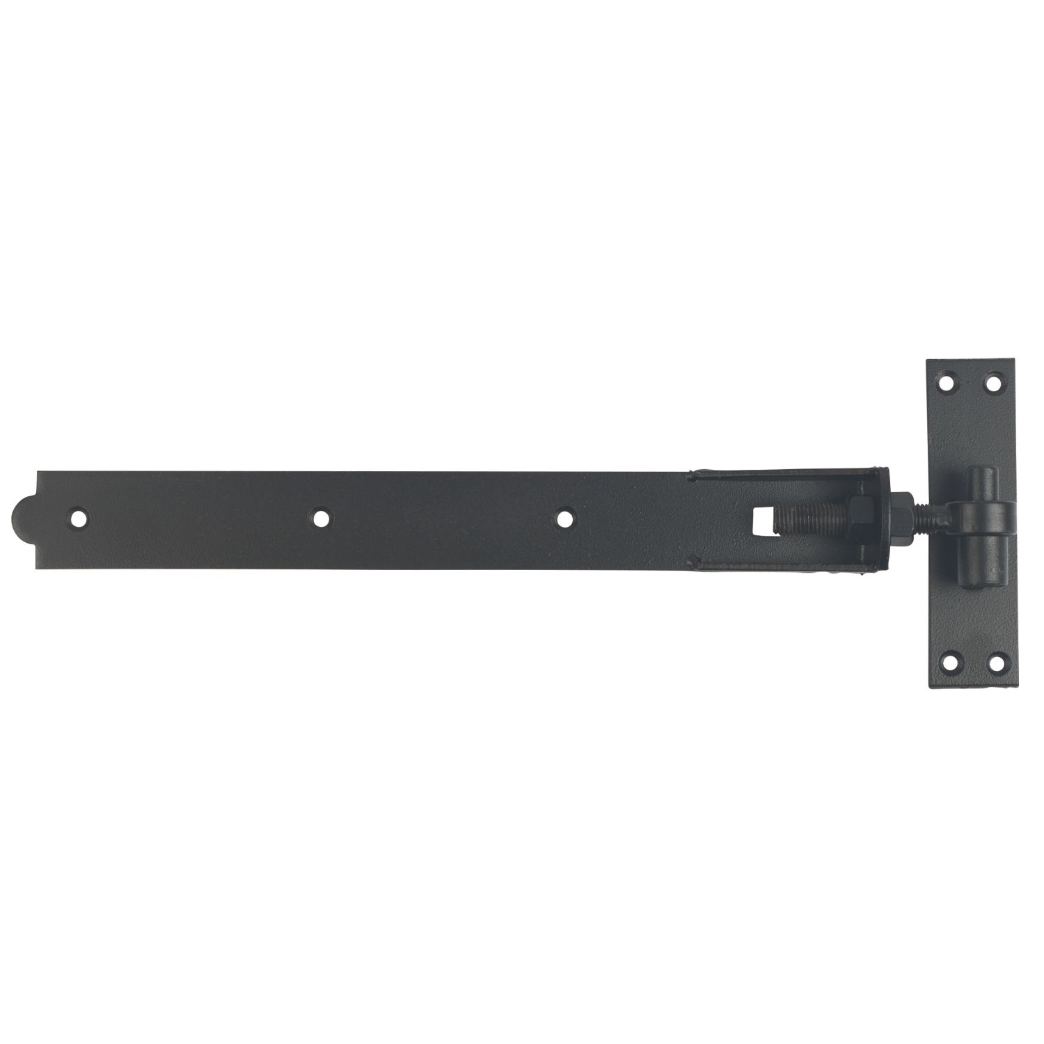 GateMate Black Straight Adjustable Bands & Hooks 165mm x 18" x 450mm 2 Pack (574YV)