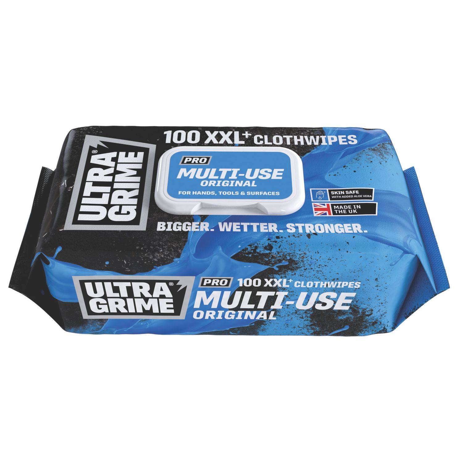Ultragrime Pro Multi-Use XXL+ Cleaning Wipes 100 Pack (576CH)