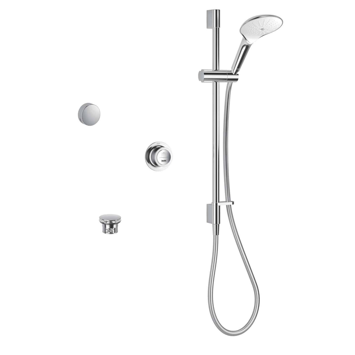 Mira Mode Dual HP/Combi Rear-Fed Chrome Thermostatic Digital Bath/Shower Mixer (576RV)