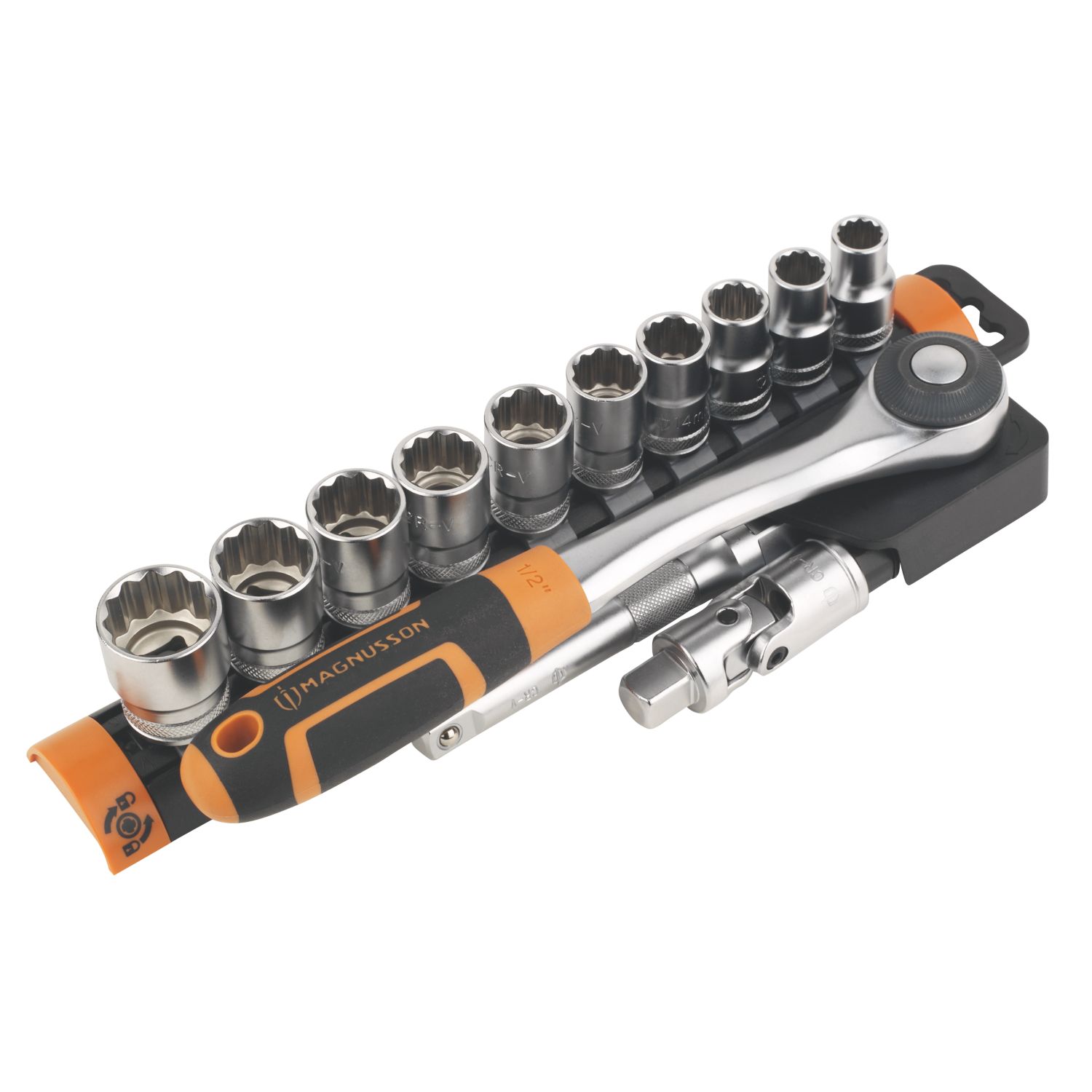 Magnusson 1/2" Drive 12-Point Socket Set 13 Pieces (5800X)