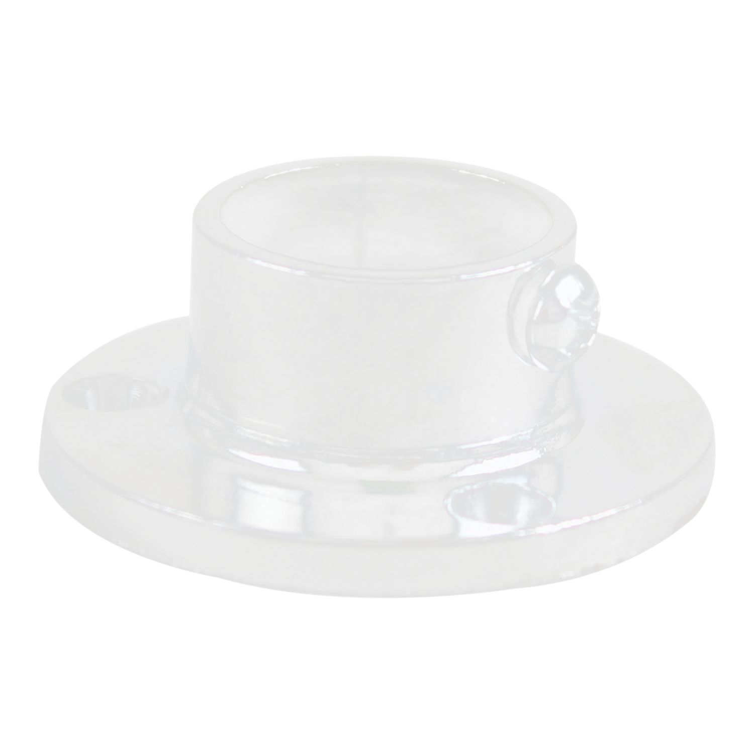 Essentials Rail End Sockets White 19mm 2 Pack (581VE)