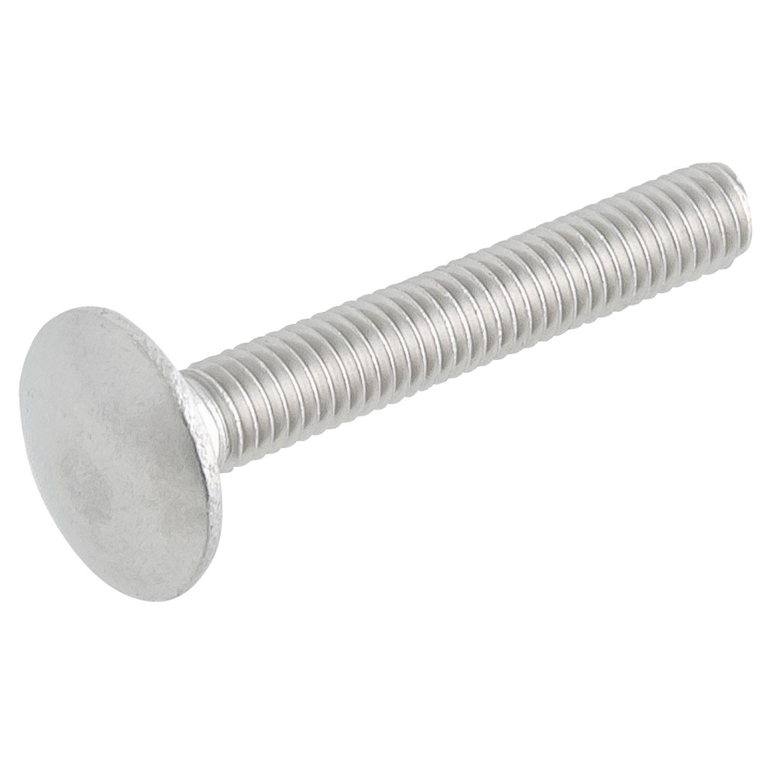Easyfix Threaded Coach Bolts A2 Stainless Steel M6 x 40mm 10 Pack (5826T)