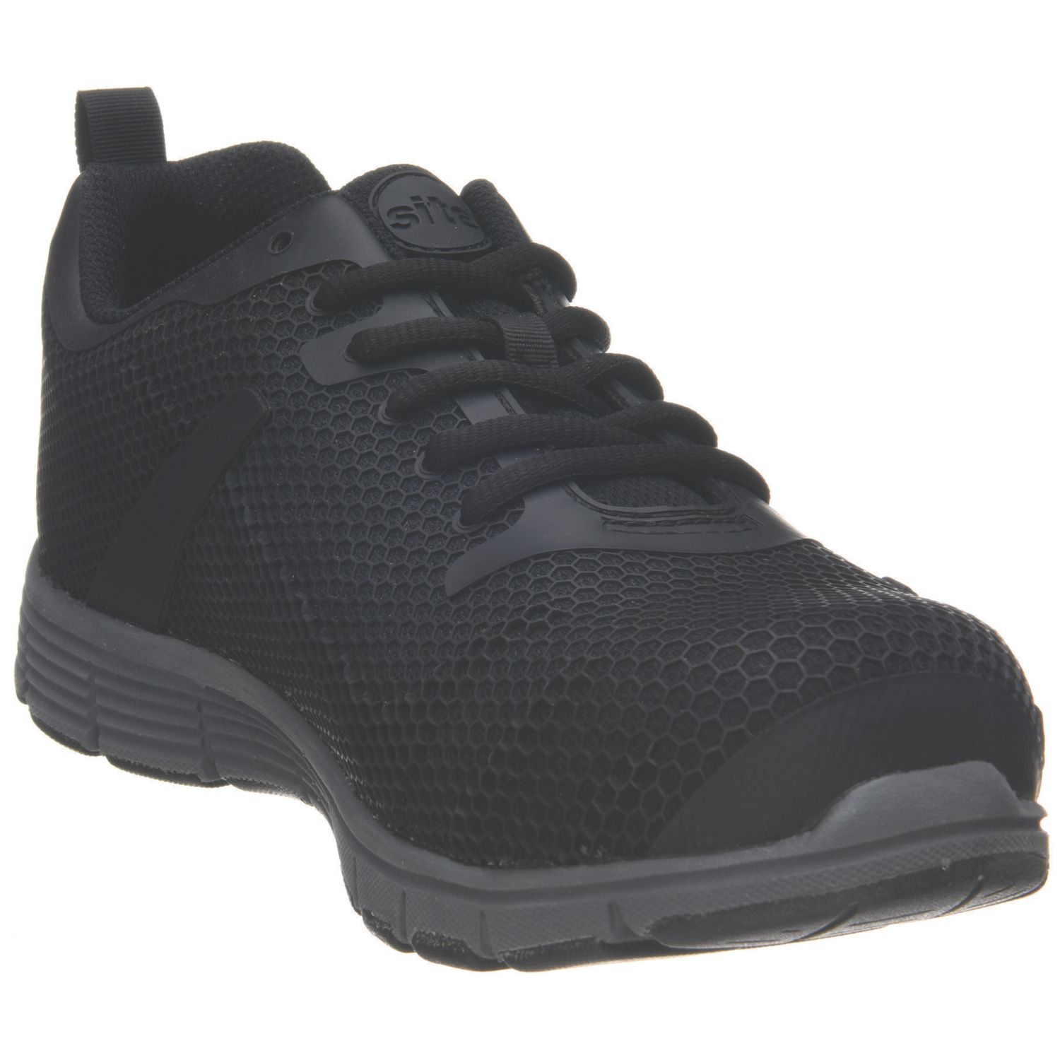 Site Donard Size 9 Black Water-Resistant Steel Toe Cap Safety Trainers (582FH)