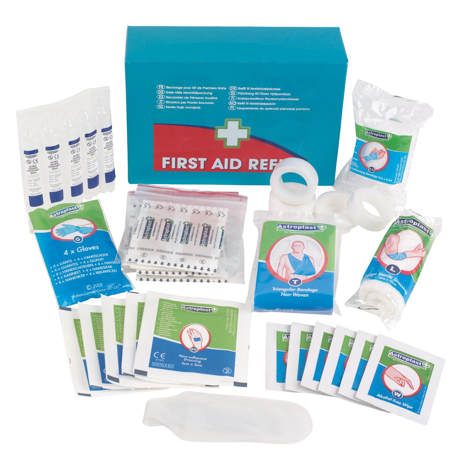 Wallace Cameron Vivo PCV First Aid Kit Refill (58388)