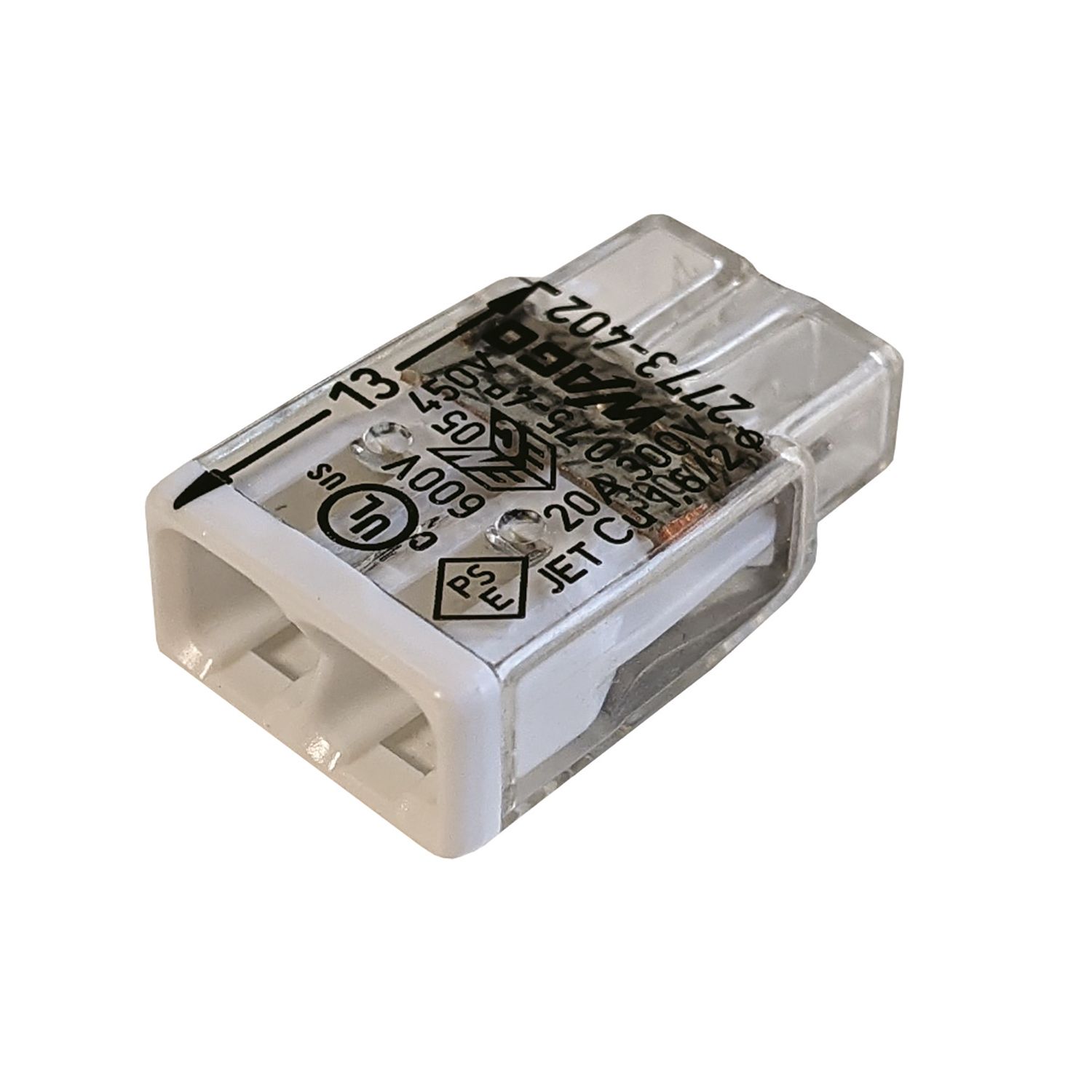 Wago 2773-402 32A 2-Way Push-Wire Connectors 120 Pack (583PF)