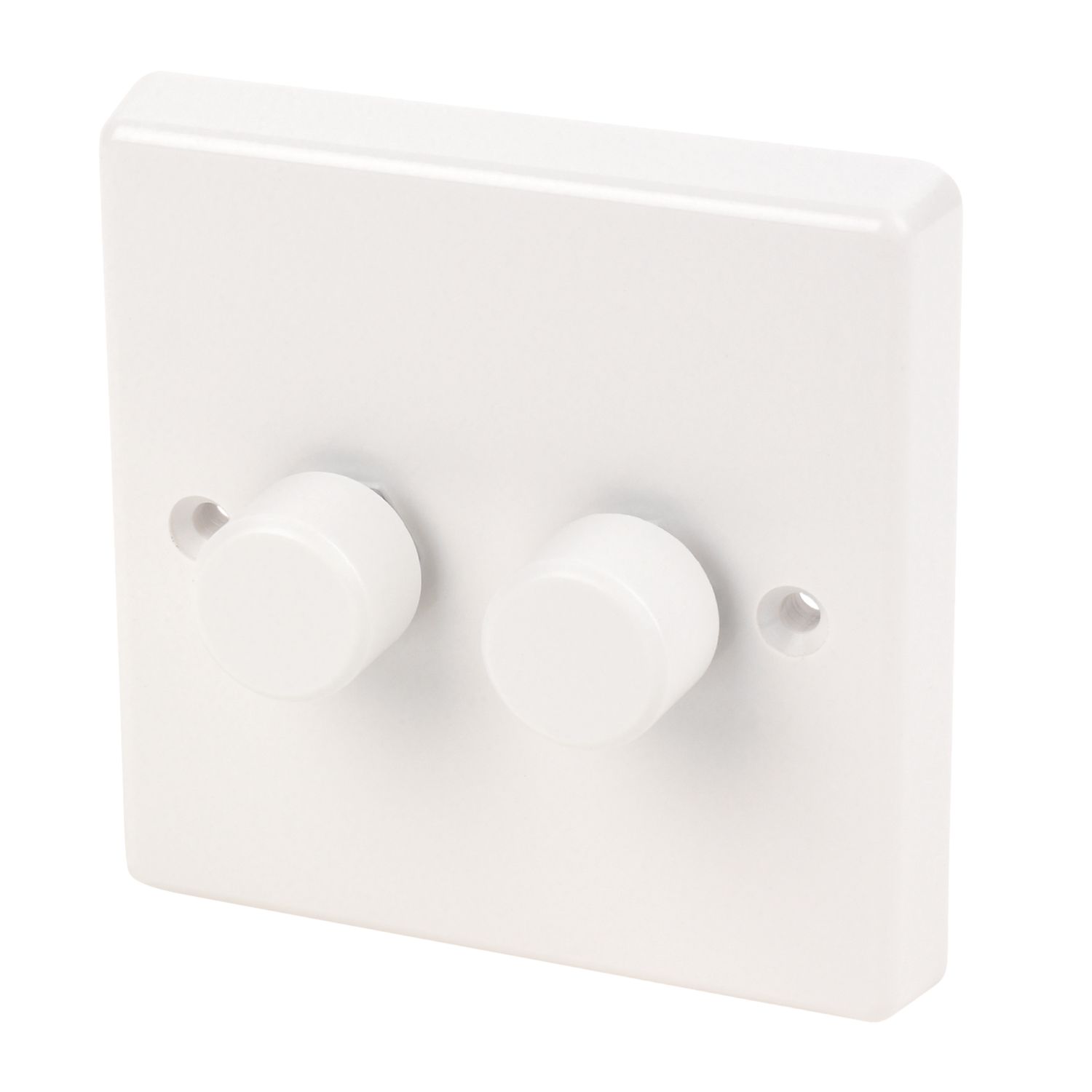 Varilight V-Dim 2-Gang 2-Way Dimmer Switch White (58477)