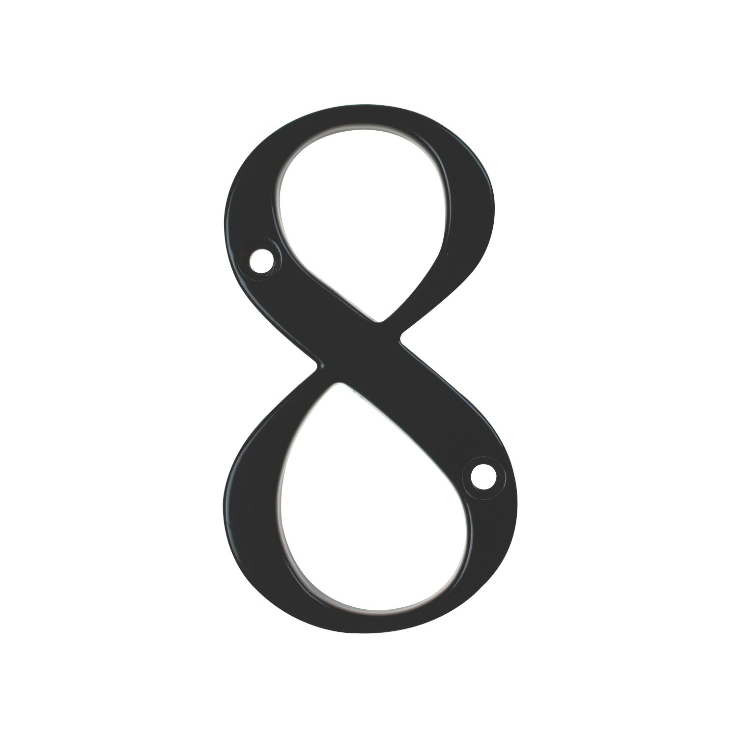 Fab & Fix Door Numeral 8 Black 80mm (5862P)