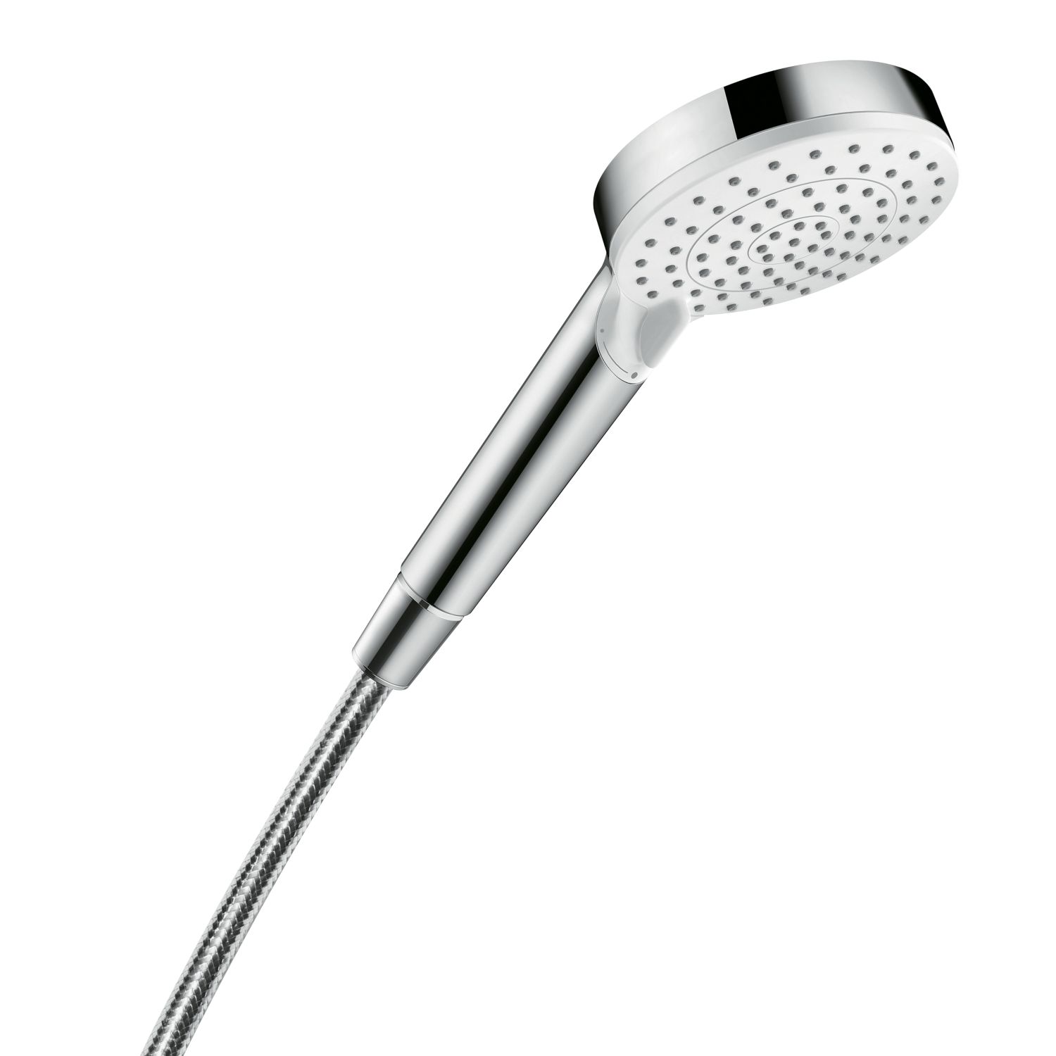 Hansgrohe Crometta Vario Shower Handset Chrome/White 100mm x 210mm (587GV)