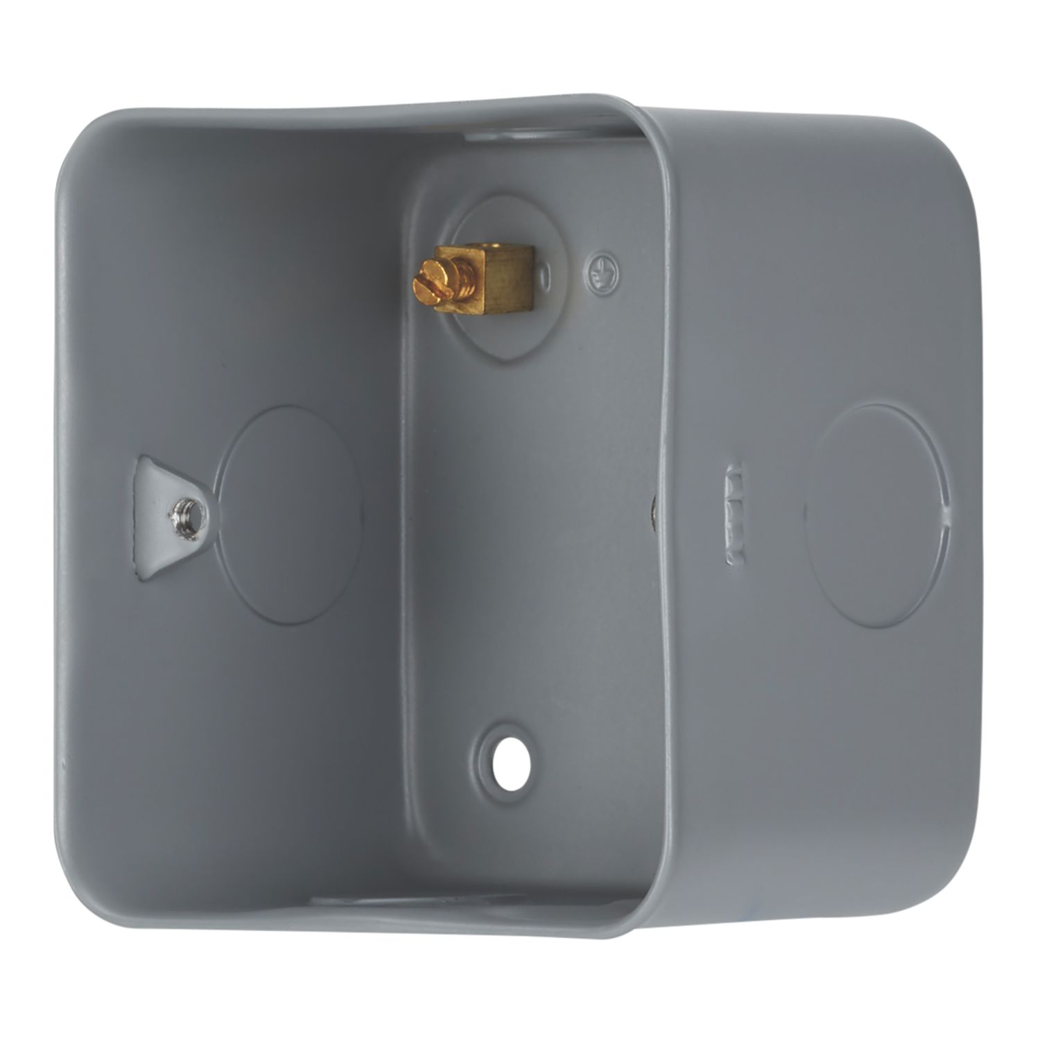 Contactum 1-Gang Metal-Clad Back Box 47mm (587RR)