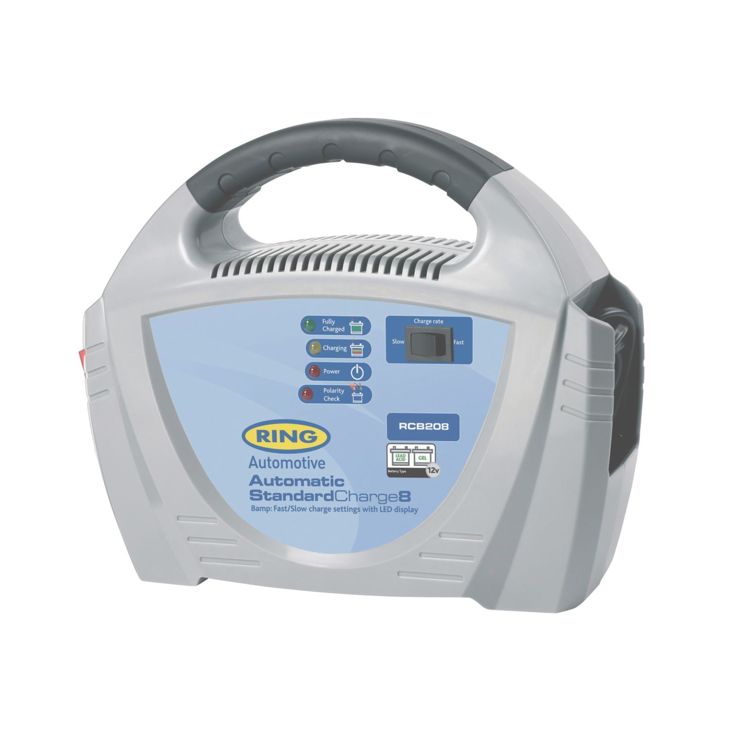 Ring RCB208 8A Automatic Car Battery Charger 12V (58809)