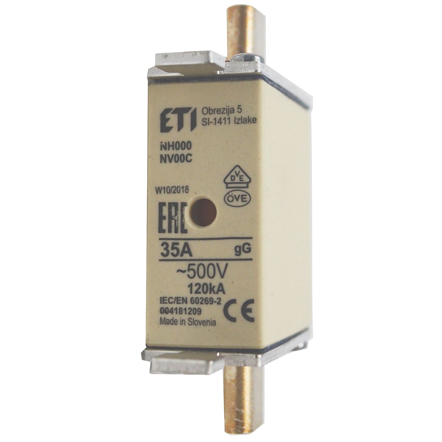 Garo Ceramic Body 00C Neozed Ceramic Fuse 35A gG 3 Pack (590HK)