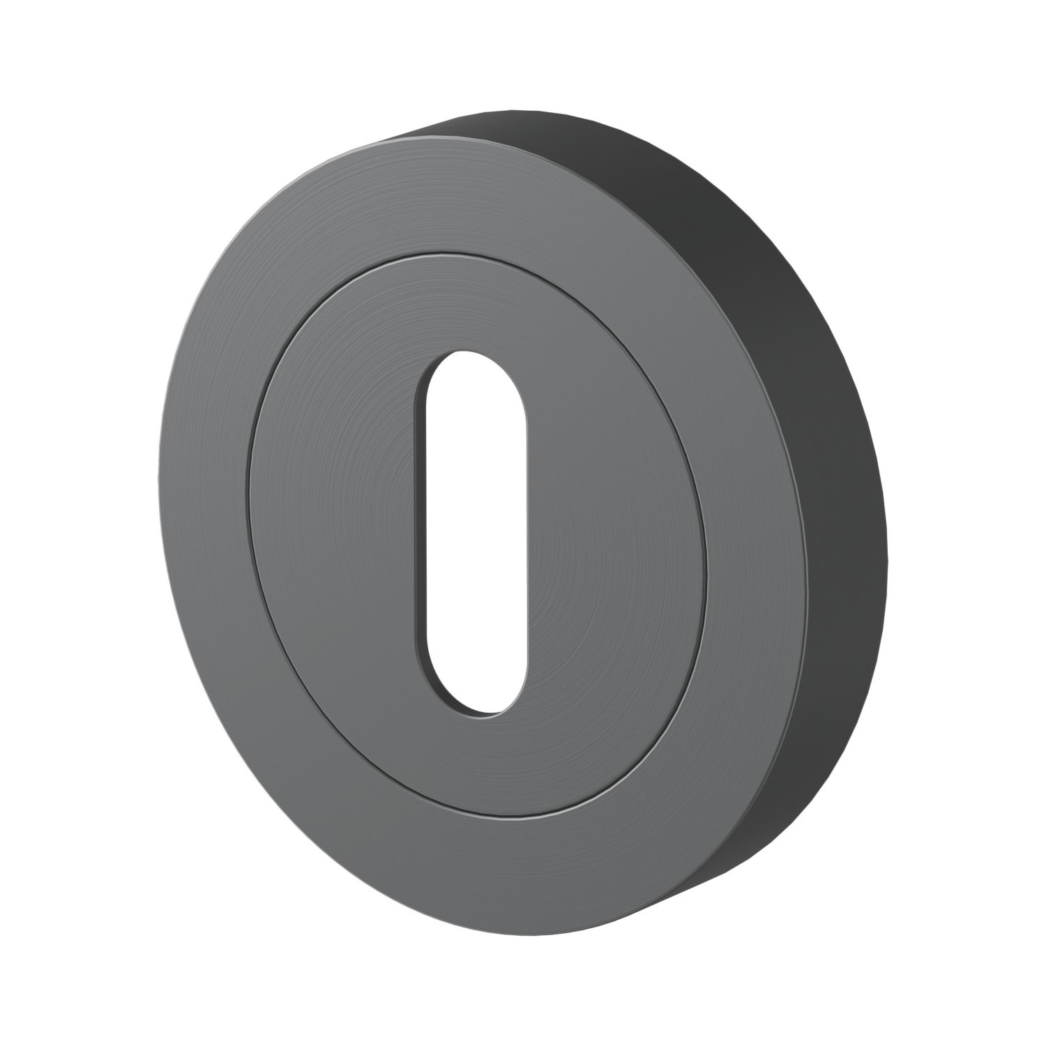 Cooke & Lewis Lormel Standard Escutcheon (Pair) Titanium 50mm (591CM)