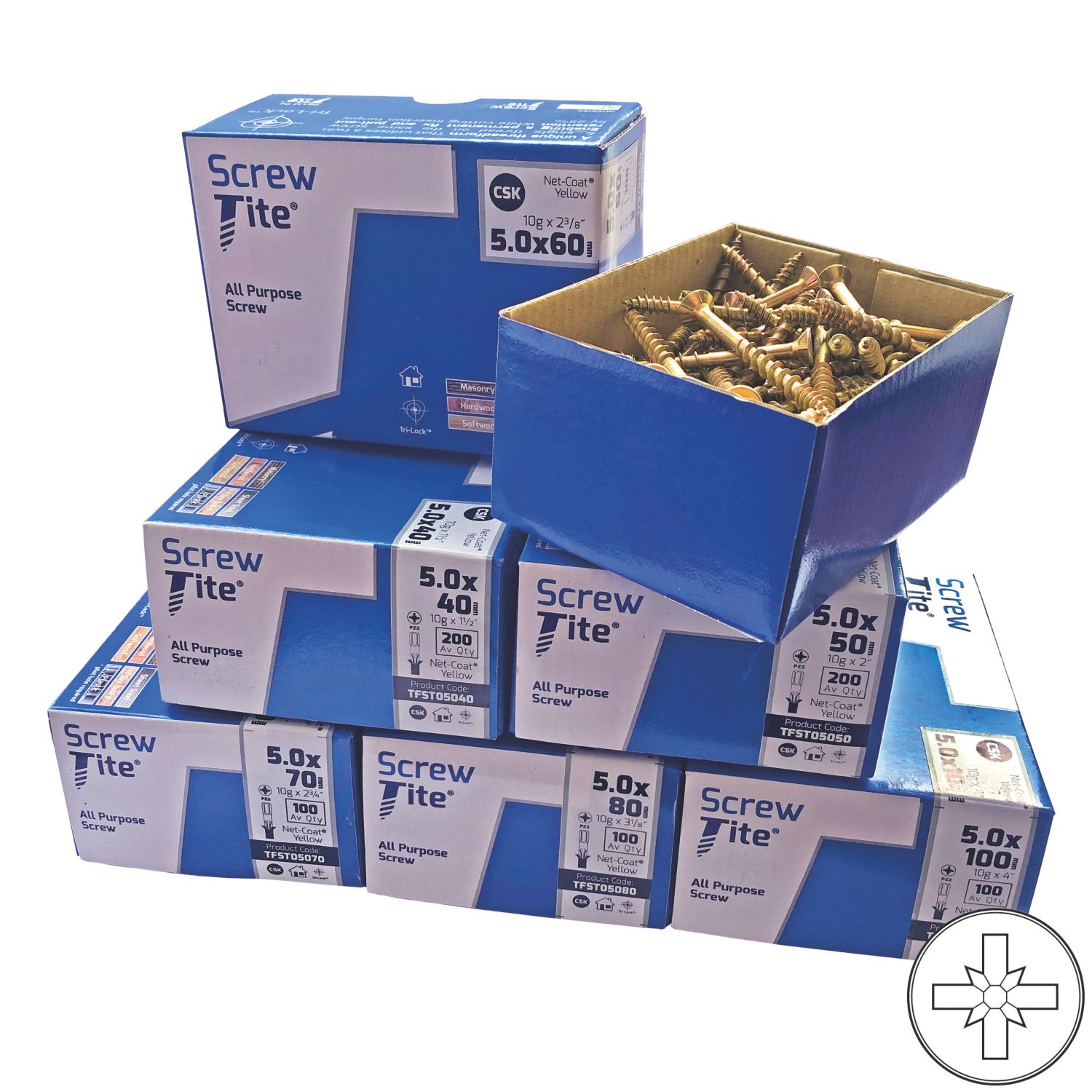 Screw-Tite PZ Double-Countersunk Trade Pack 800 Pieces (591PR)