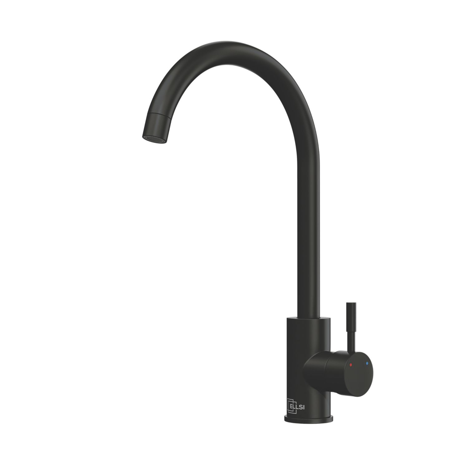 ETAL Tivoli Single Lever Kitchen Mixer Tap Matt Black Finish (592AF)