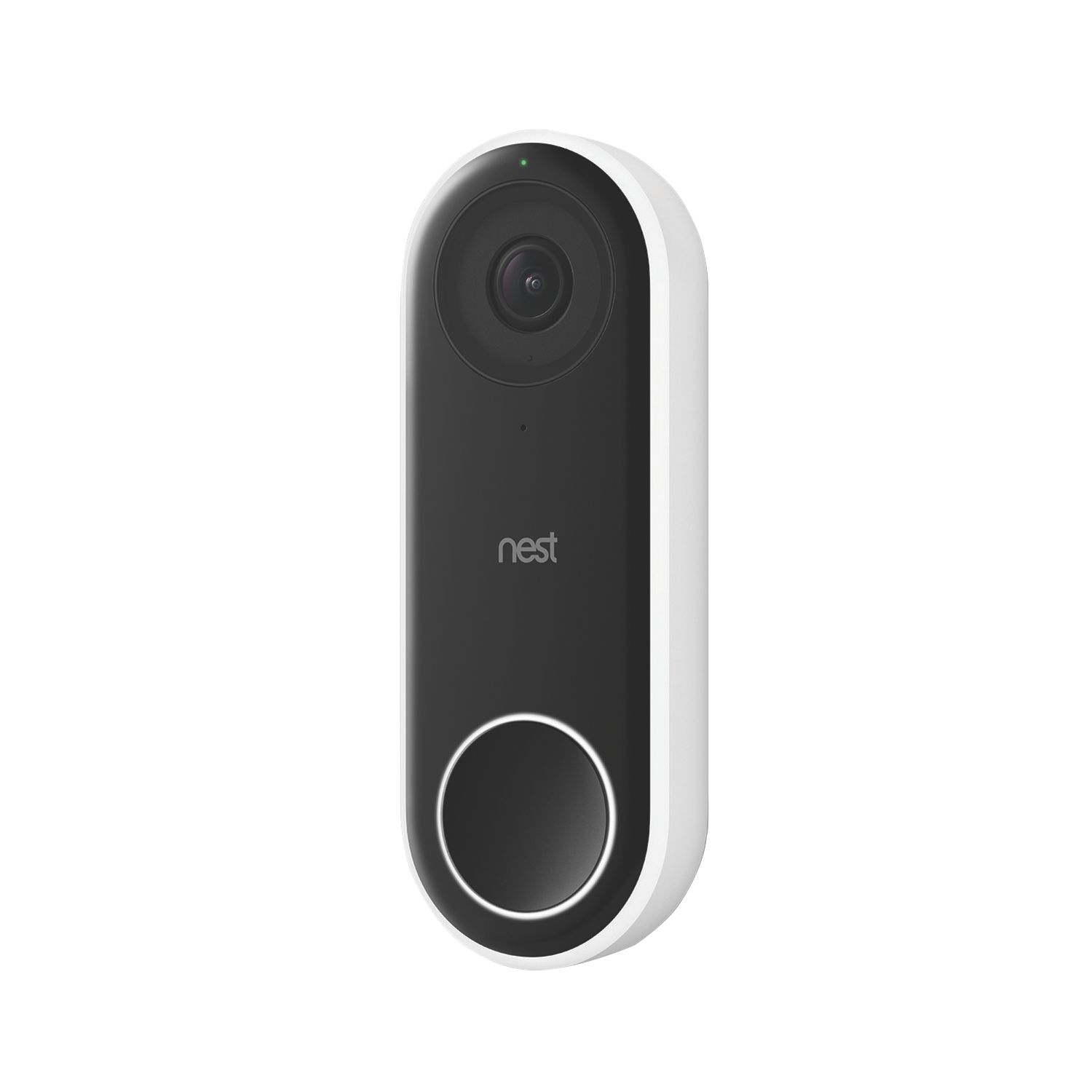 Google Nest Hello Wired Smart Video Doorbell Black (592GX)