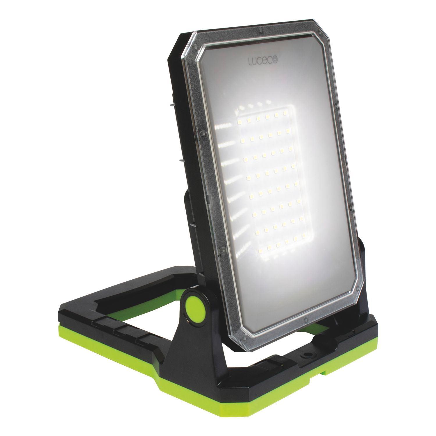 Luceco Rechargeable LED Folding Magnetic Work Light and Hook with Power Bank 1300lm (592RG)