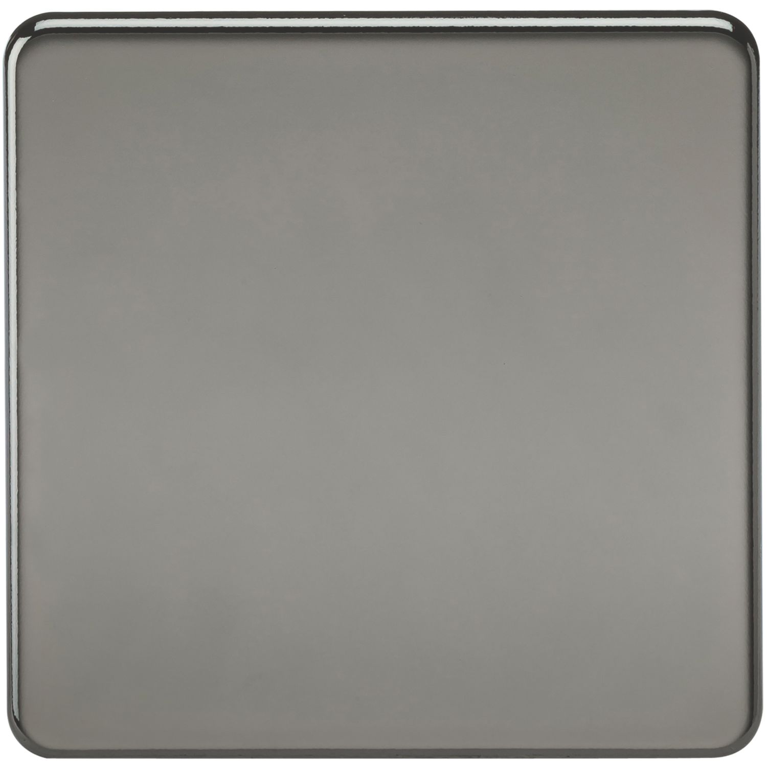 Knightsbridge 1-Gang Blanking Plate Black Nickel (592TY)