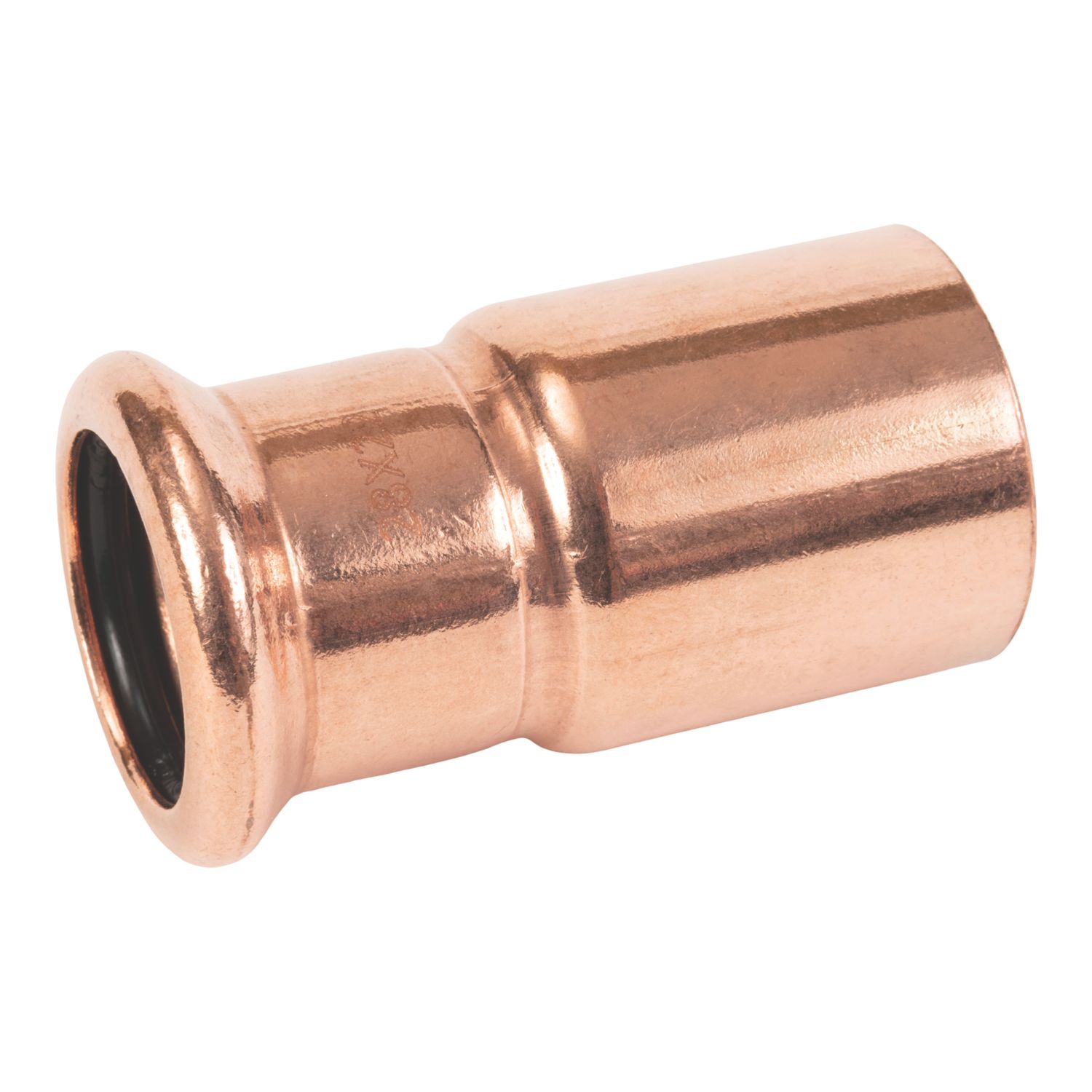 Flomasta Copper Press-Fit M-Profile Reducer F 22mm x M 28mm 2 Pack (593AK)
