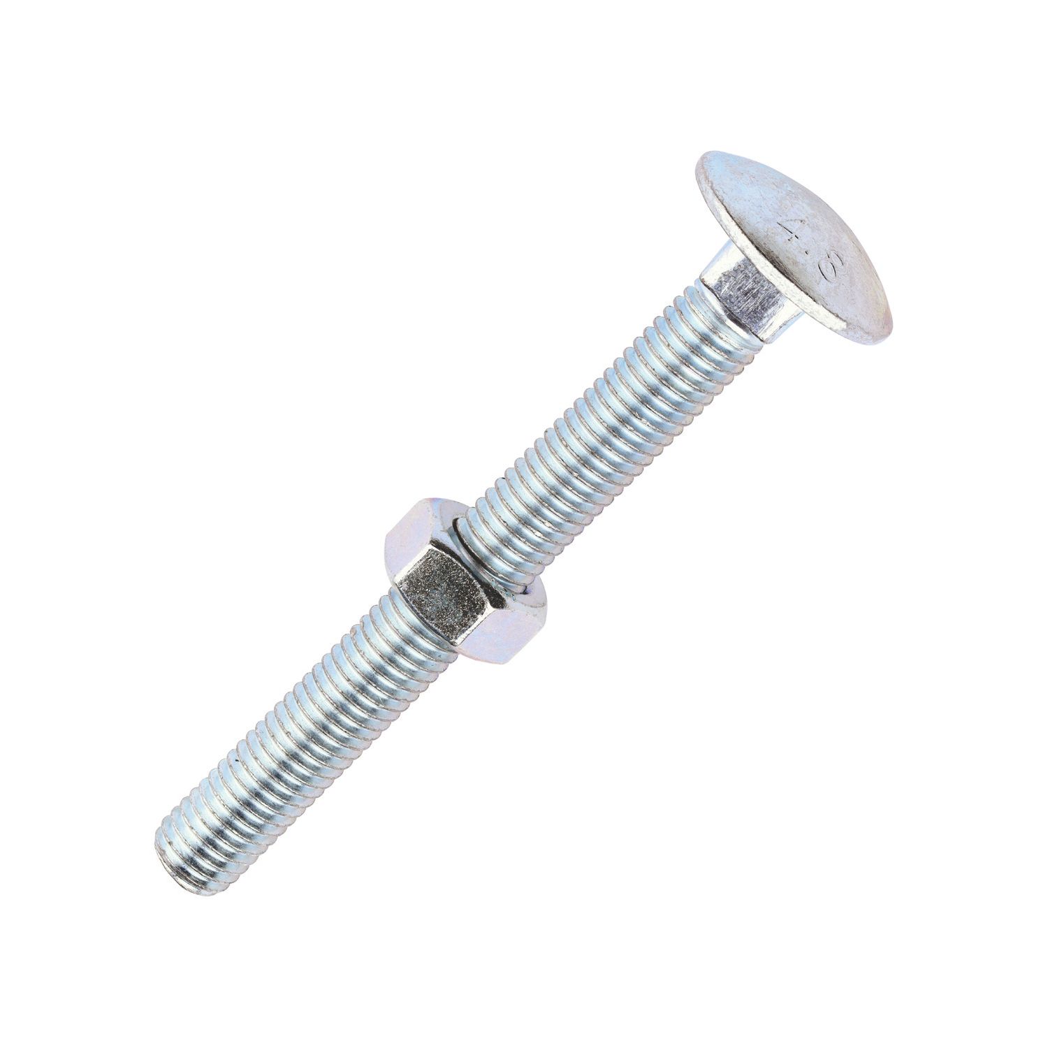 Timco Carriage Bolts Carbon Steel Zinc-Plated M12 x 110mm 25 Pack (593KF)