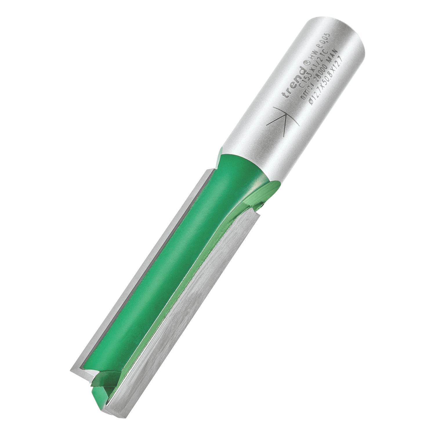 Trend C153X1/2TC 1/2" Straight Kitchen Worktop Cutter 12.7mm x 50mm (593XG)