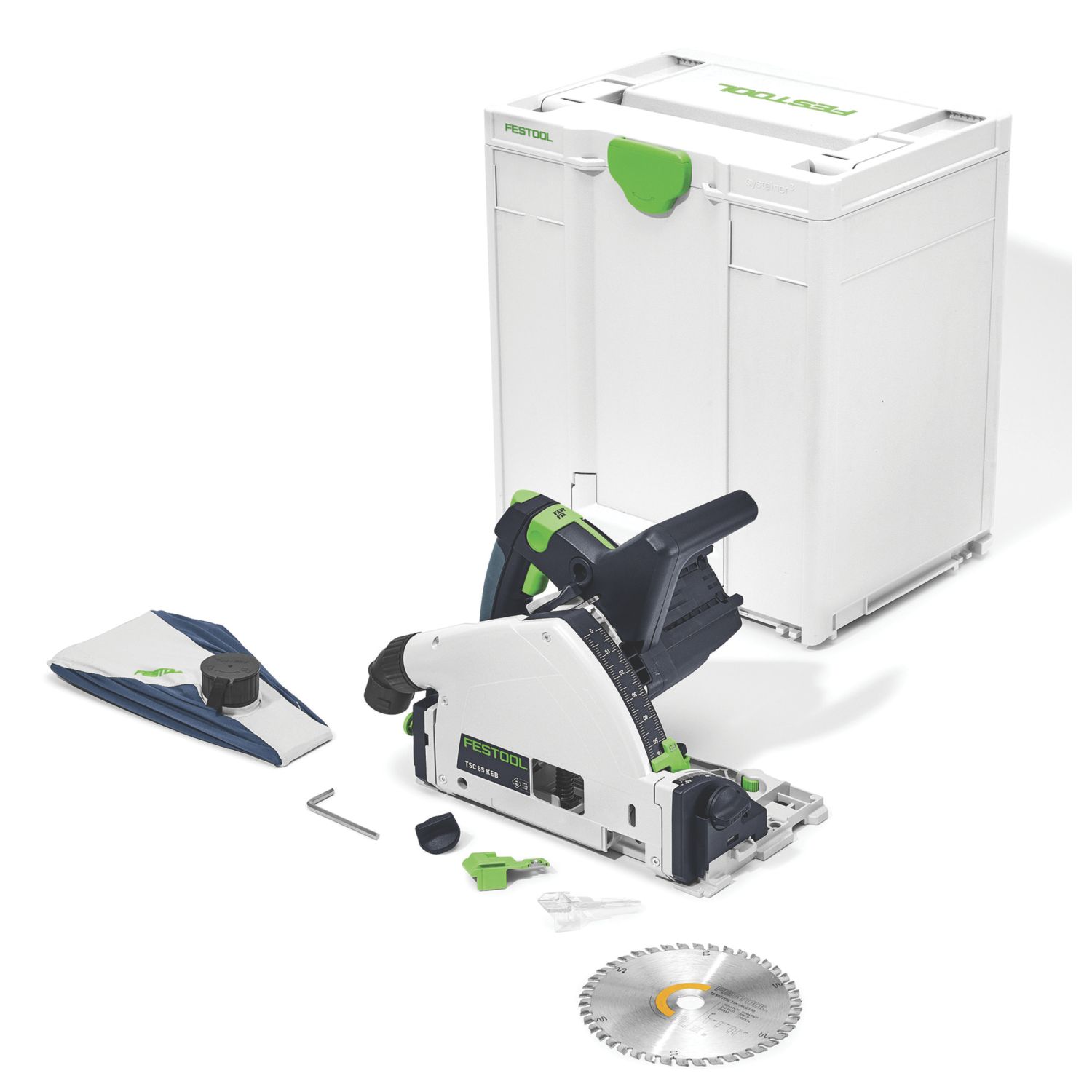 Festool TSC 55 KEB-Basic 18V Li-Ion Airstream Li-High Power 160mm Brushless Cordless Plunge Saw - Bare (596HA)