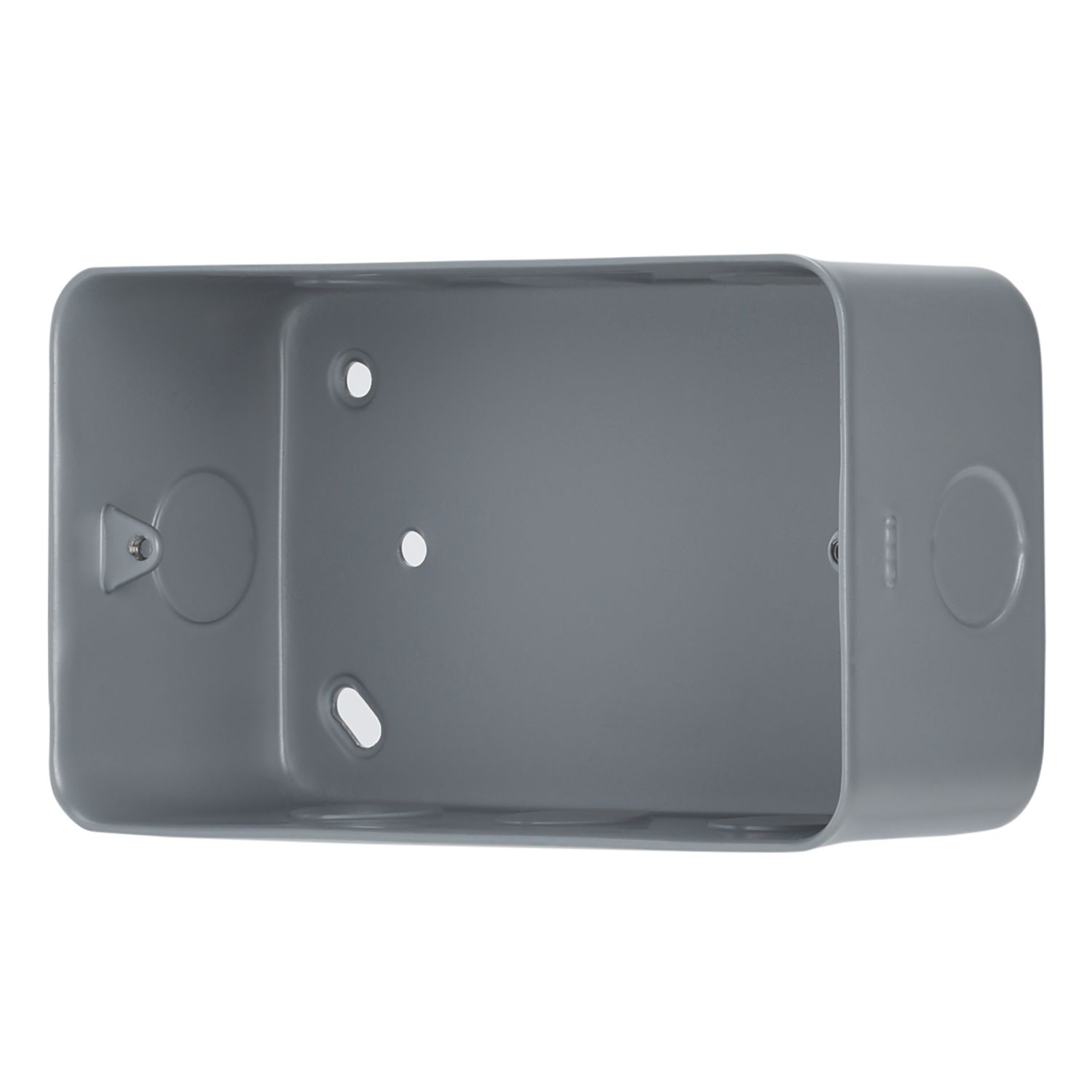 Contactum 2-Gang Metal-Clad Back Box 47mm (596RP)