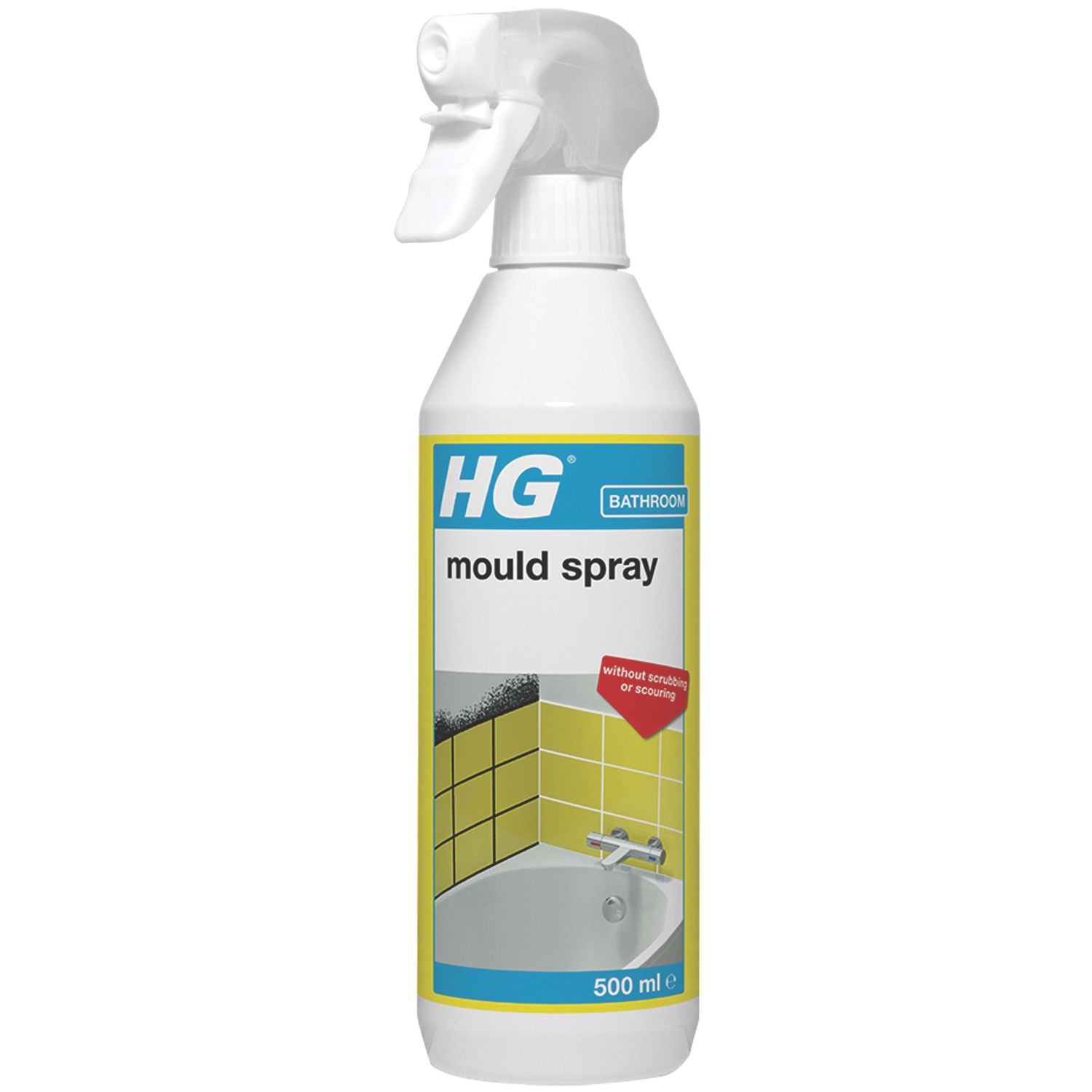 HG Mould, Mildew & Algae Remover Spray 500ml (59807)