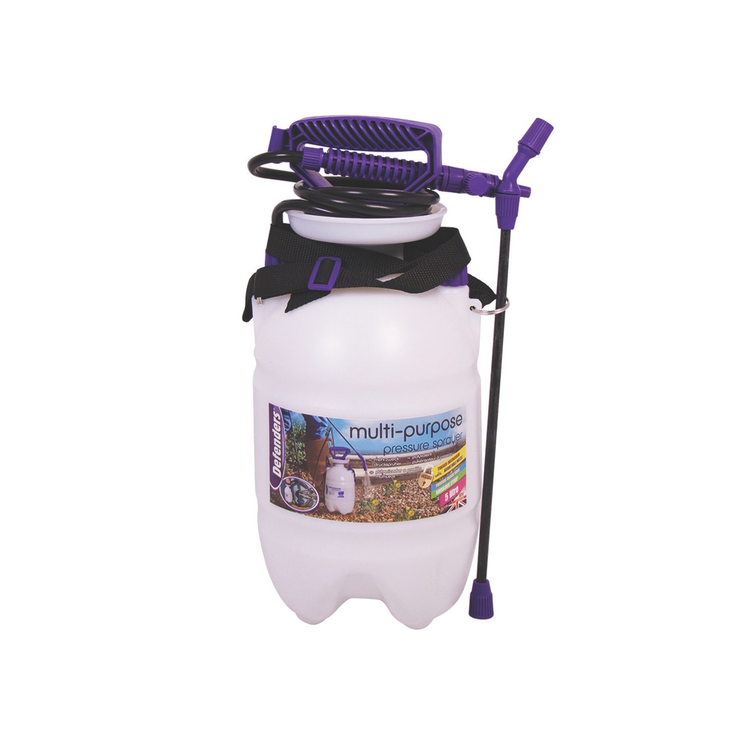 Defenders White / Purple Pressure Sprayer 5Ltr (598CR)