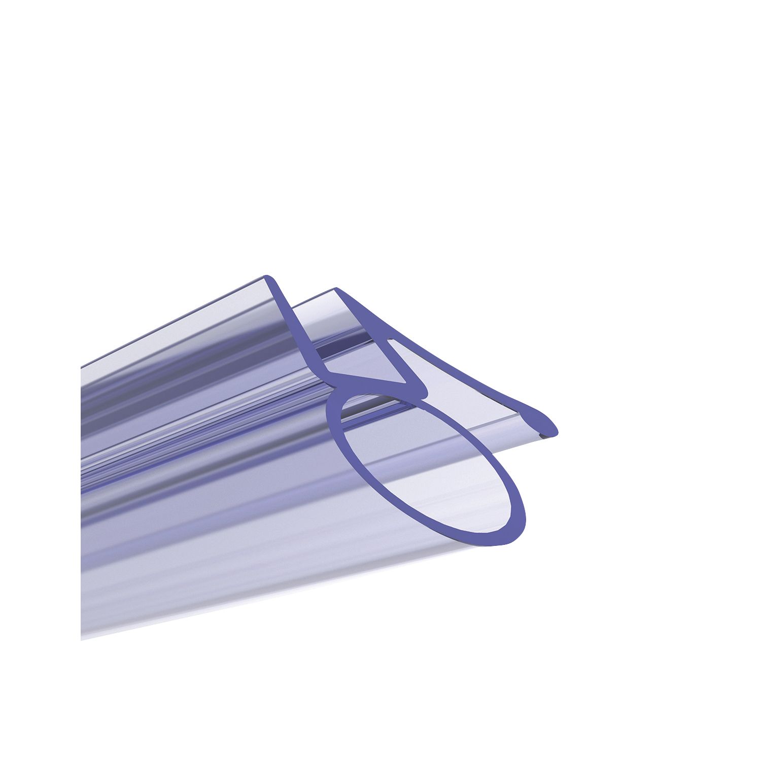 Aqualux Replacement Bath Screen Bubble Seal Clear 6mm x 1500mm (6016T)