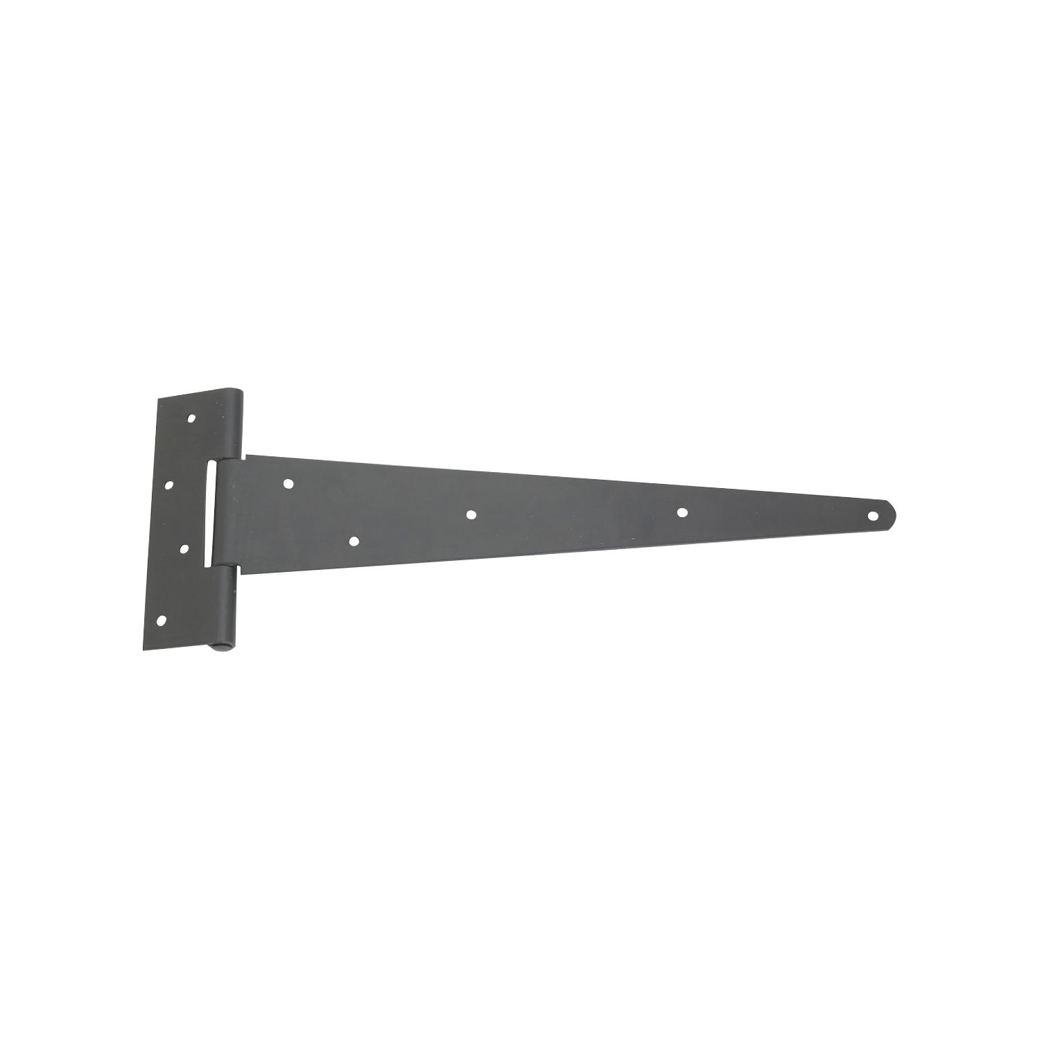 Smith & Locke Black Powder-Coated Straight Strong Tee Hinges 179mm x 430mm x 70mm 2 Pack (6027J)