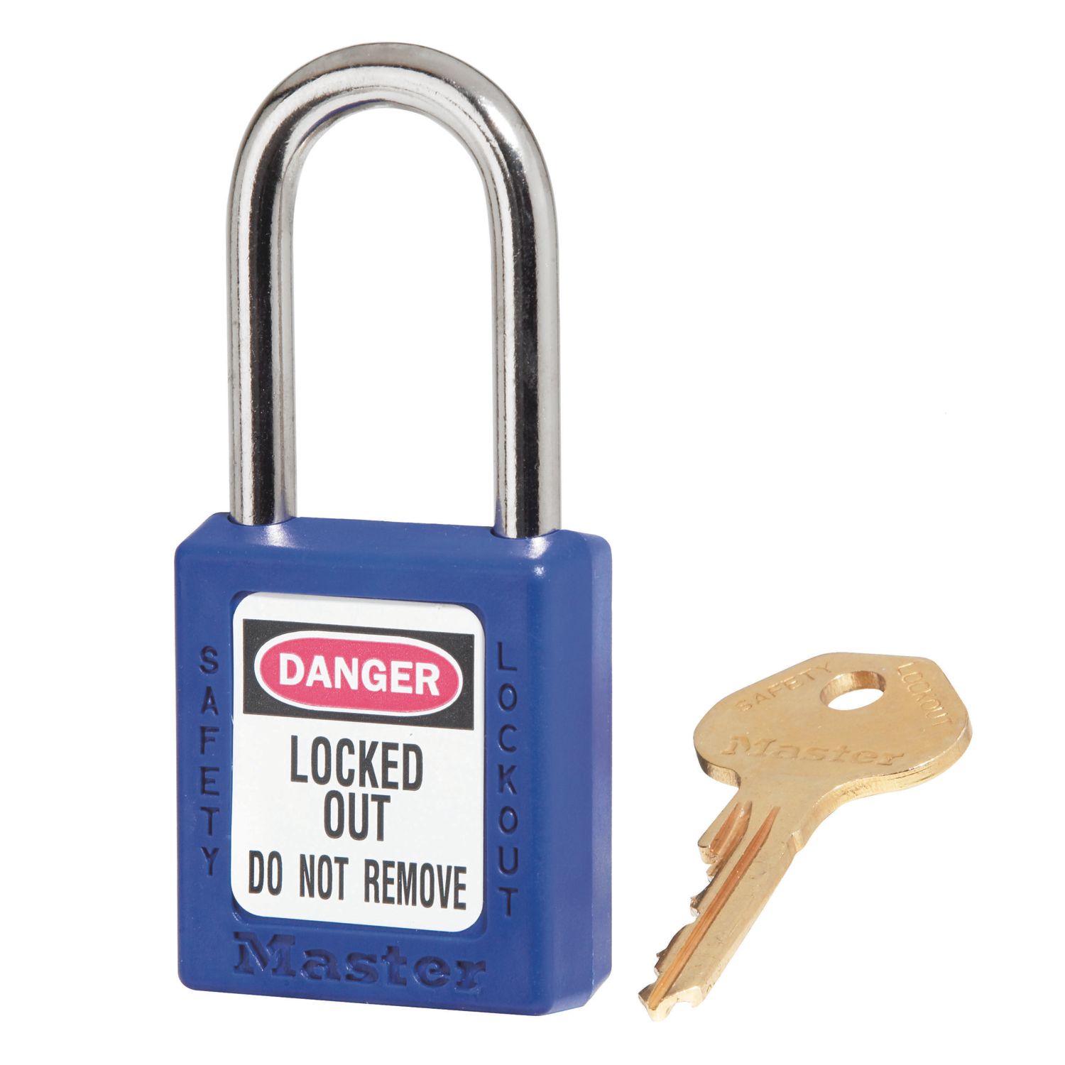 Master Lock Loto Safety Lock-Off Padlock Blue 20mm x 38mm (6028T)