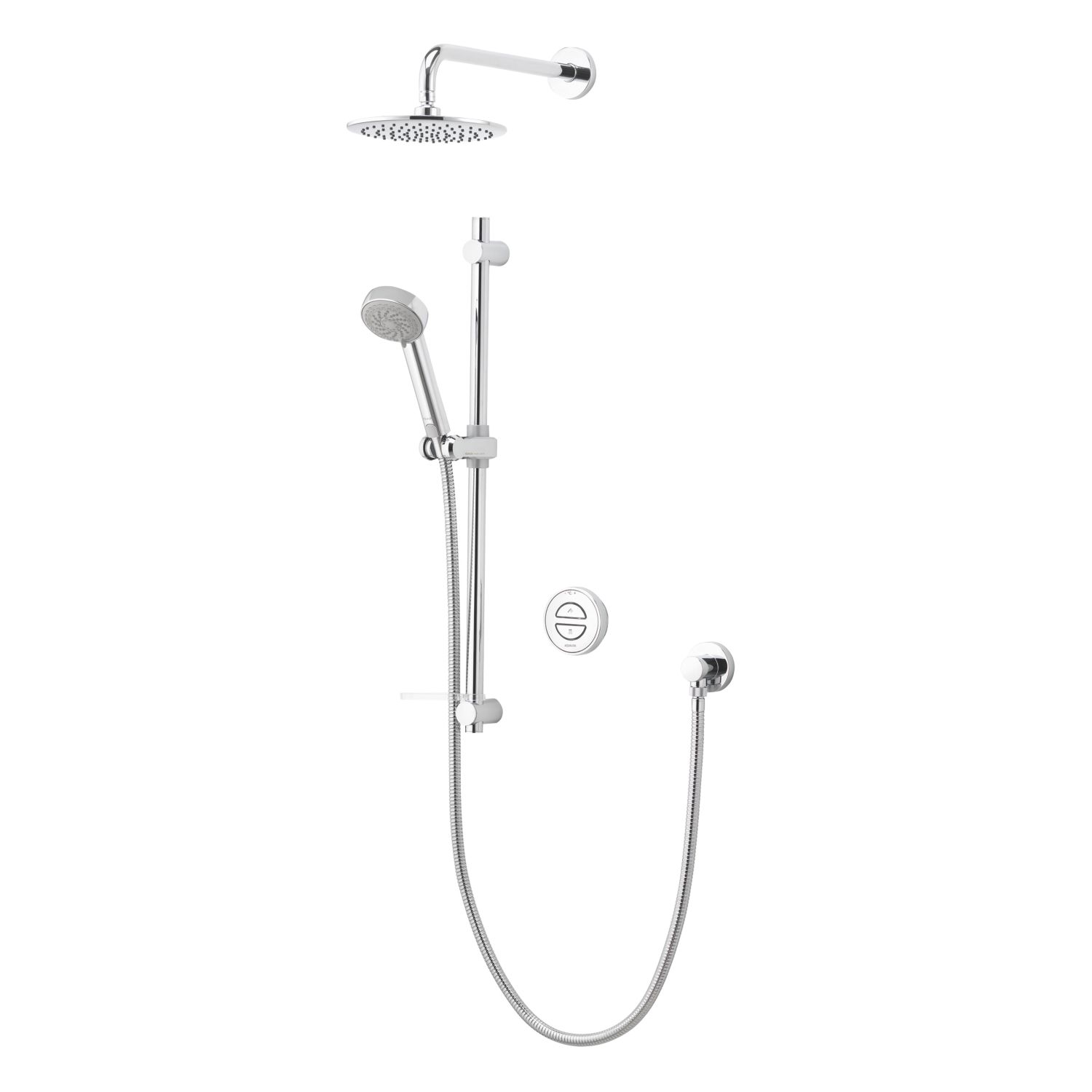 Aqualisa Smart Link Gravity-Pumped Rear-Fed Chrome Thermostatic Shower With Diverter (603JX)