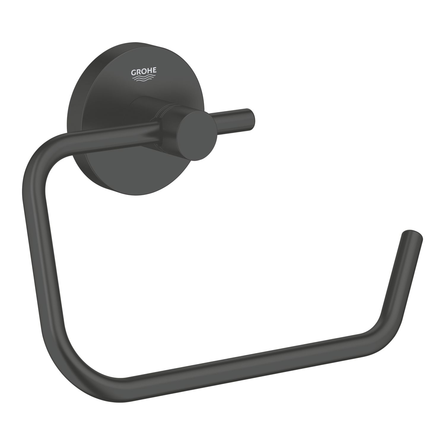 Grohe QuickFix Start Toilet Roll Holder Matt Black (603KW)