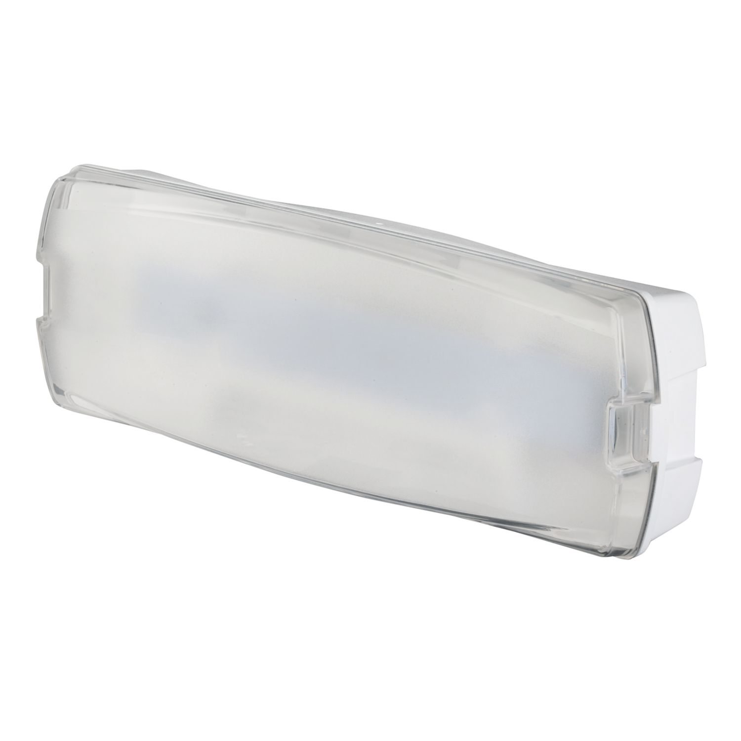 4lite Indoor & Outdoor Maintained or Non-Maintained Emergency Rectangular LED Bulkhead White 2.5W 199lm (604VH)
