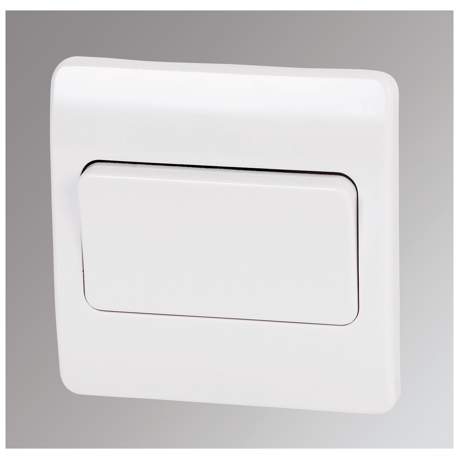 MK Logic Plus 10AX 1-Gang 2-Way Light Switch White (60520)
