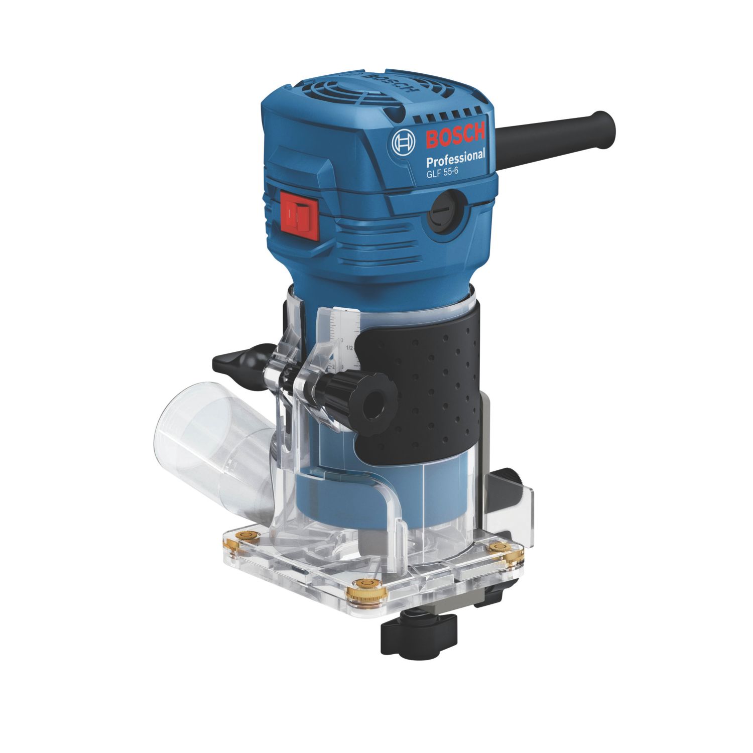 Bosch GLF 55-6 550W 1/4" Electric Corded Palm Router 230V (605CK)