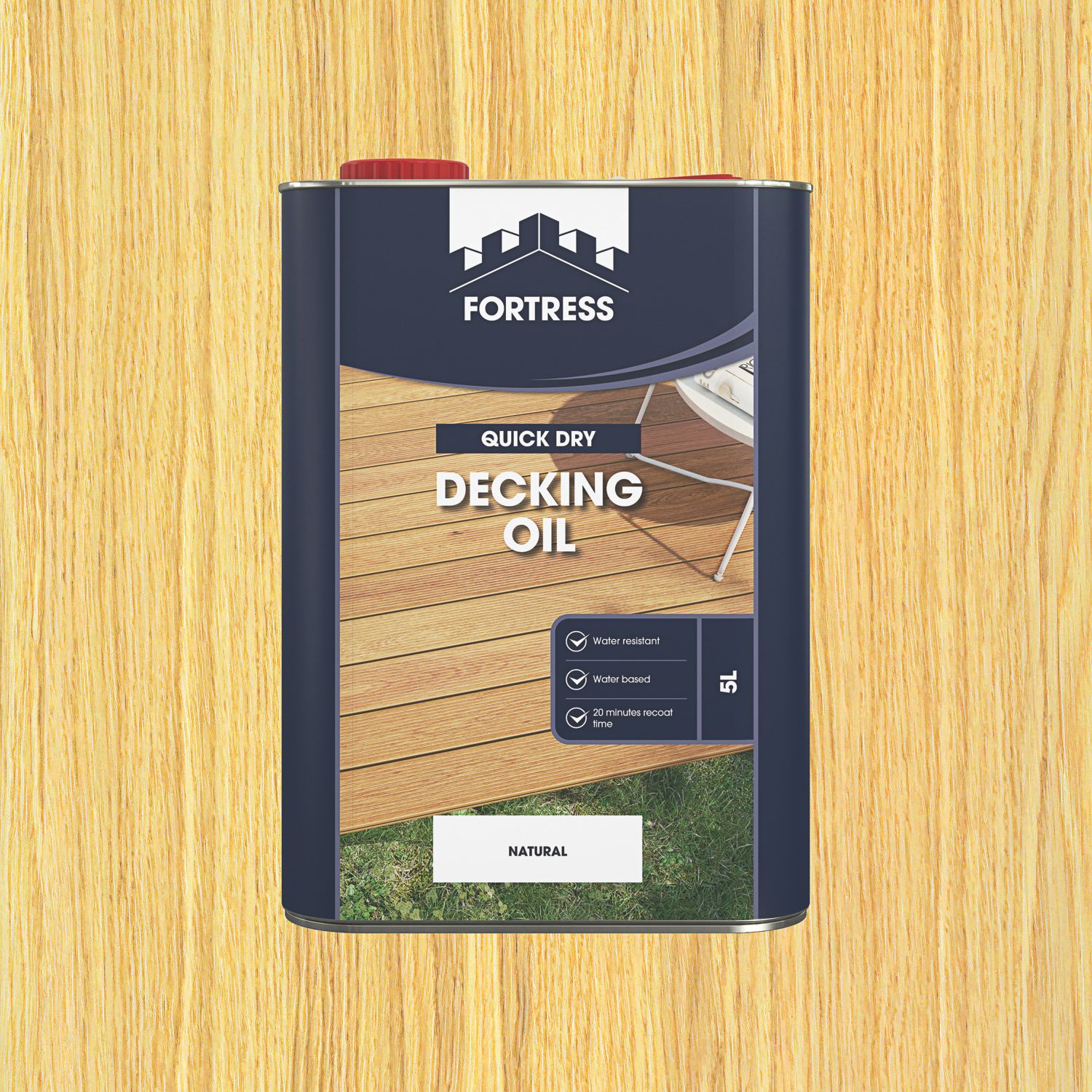 Fortress 5Ltr Natural Decking Oil (605PC)